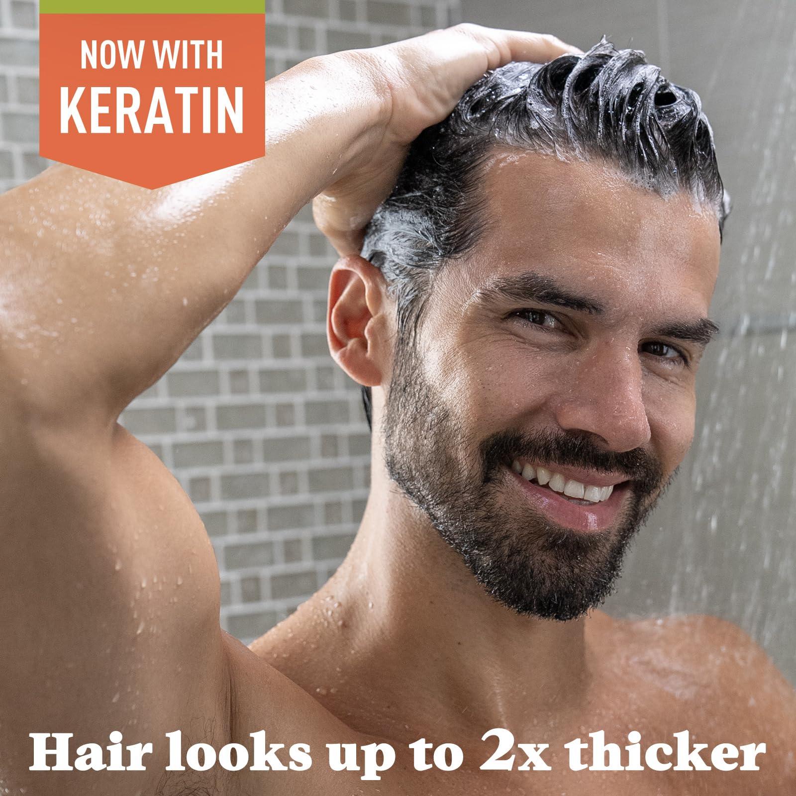 Just For Men Control GX Grey Reducing Shampoo, Gradual Hair Color with Keratin for Stronger Thicker and Healthier Looking Hair, 4 Fl Oz - Pack of 1 (Packaging May Vary) - Image 2