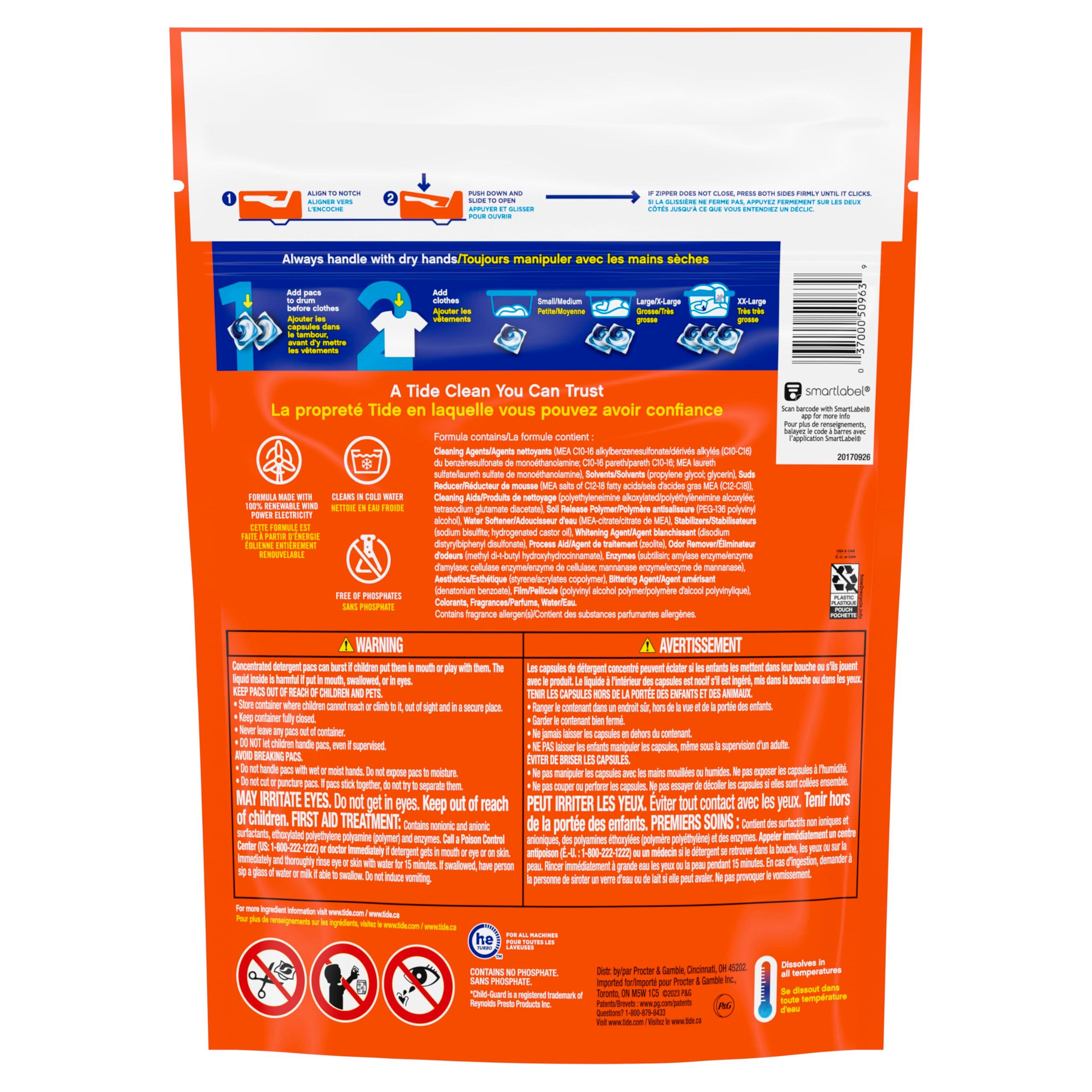 Tide Pods Laundry Detergent, Spring Meadow, 35 Count - Image 13