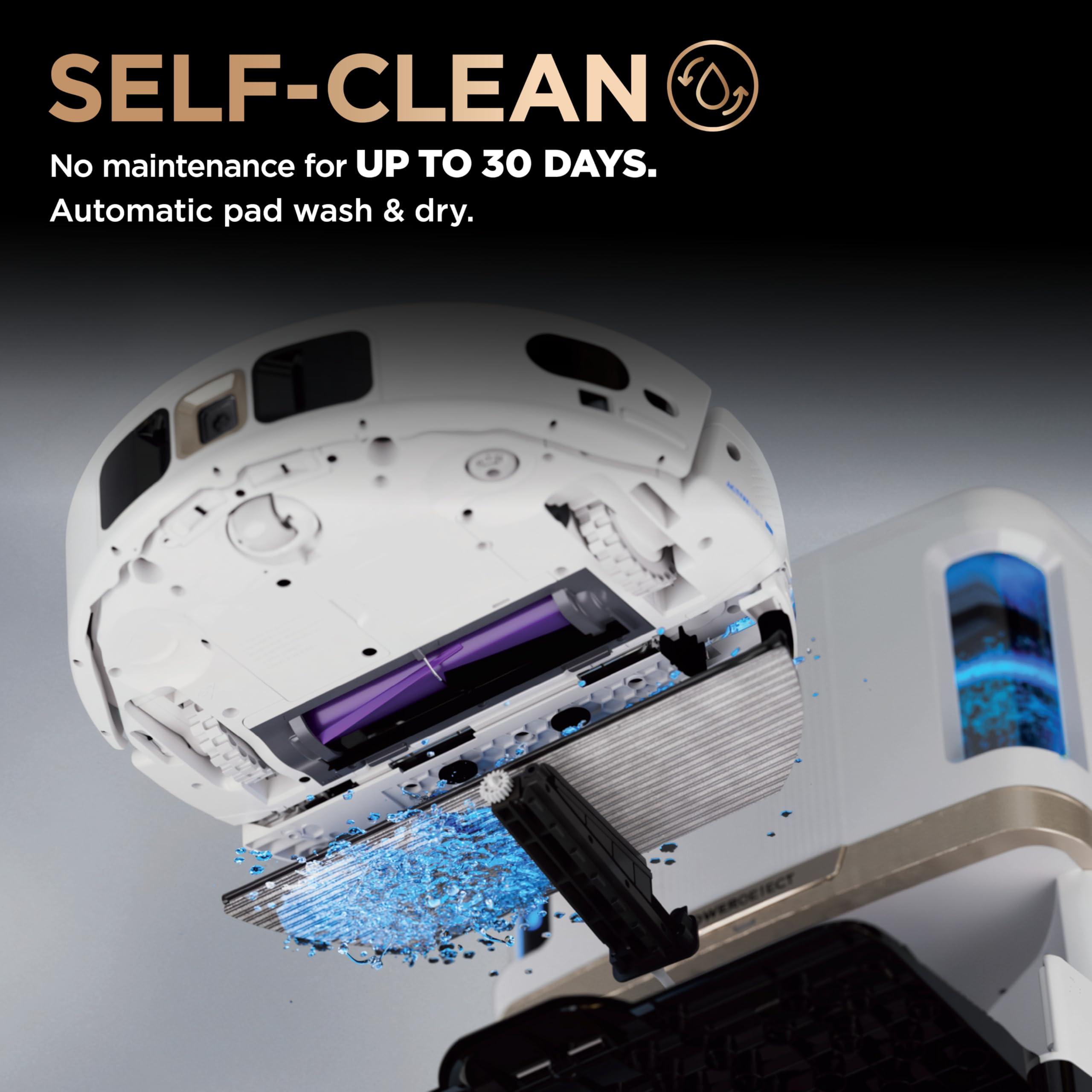 Shark Robot Vacuum & Mop Combo, PowerDetect NeverTouch Pro, Self-Emptying, Self-Refill with Self-Clean Pad Wash & Dry, 60-Day Debris Capacity, 30-Day Refill Tank, 5 PowerDetect Technologies, AV2800ZE - Image 8