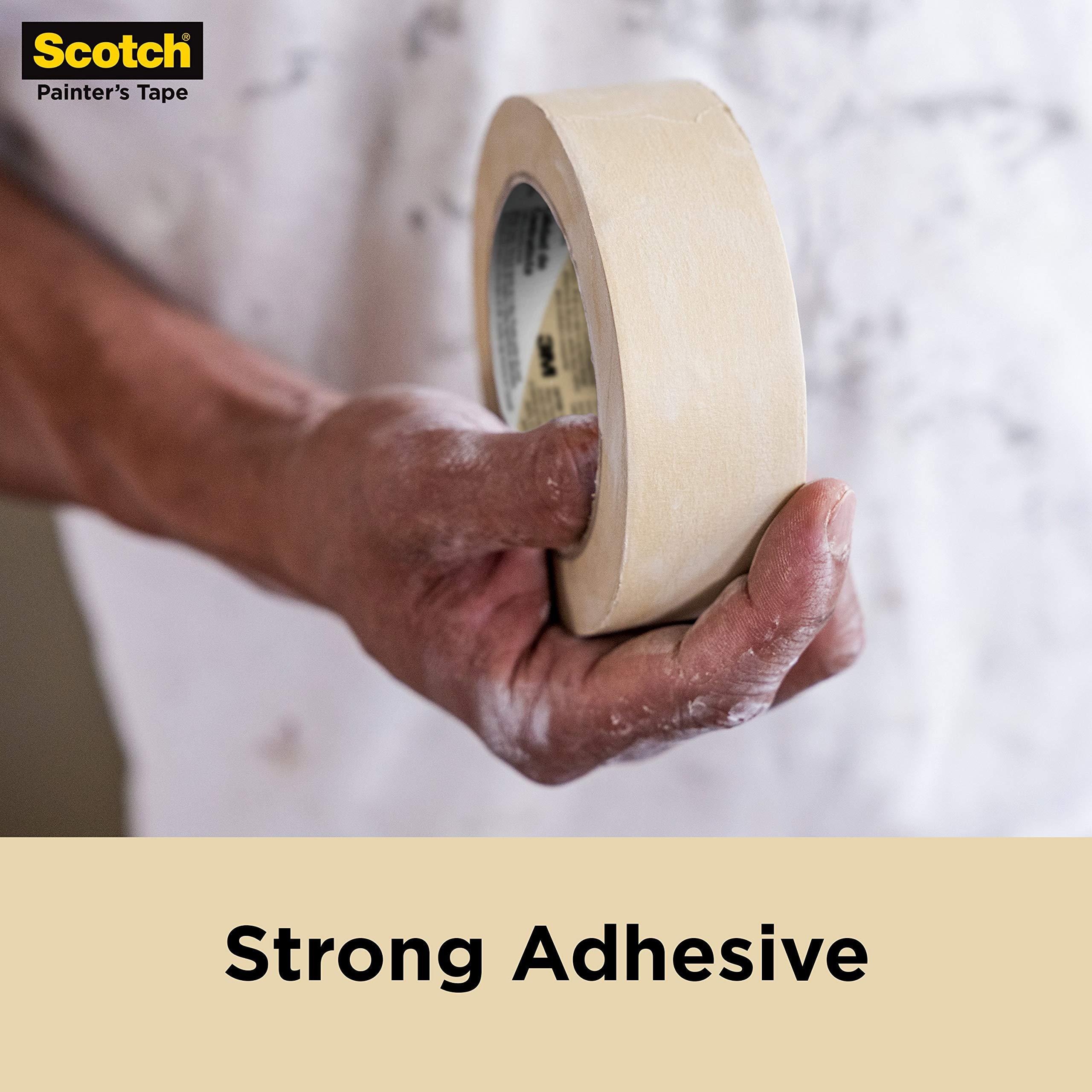Scotch Contractor Grade Masking Tape, 0.94 inches by 60.1 Yards (540 Yards Total), 2020, 9 Rolls - Image 7