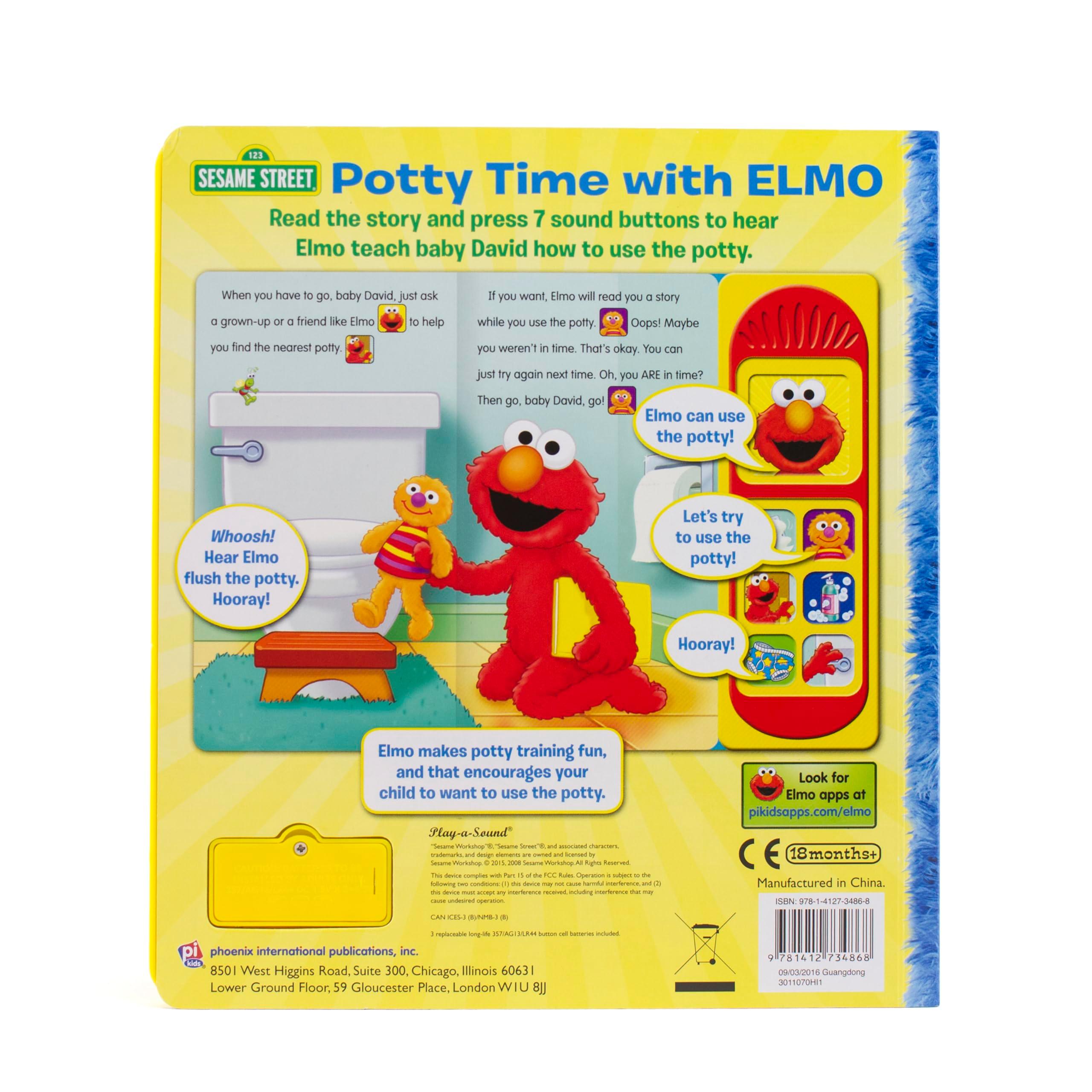 Sesame Street - Potty Time with Elmo - Potty Training Sound Book - PI Kids - Image 2
