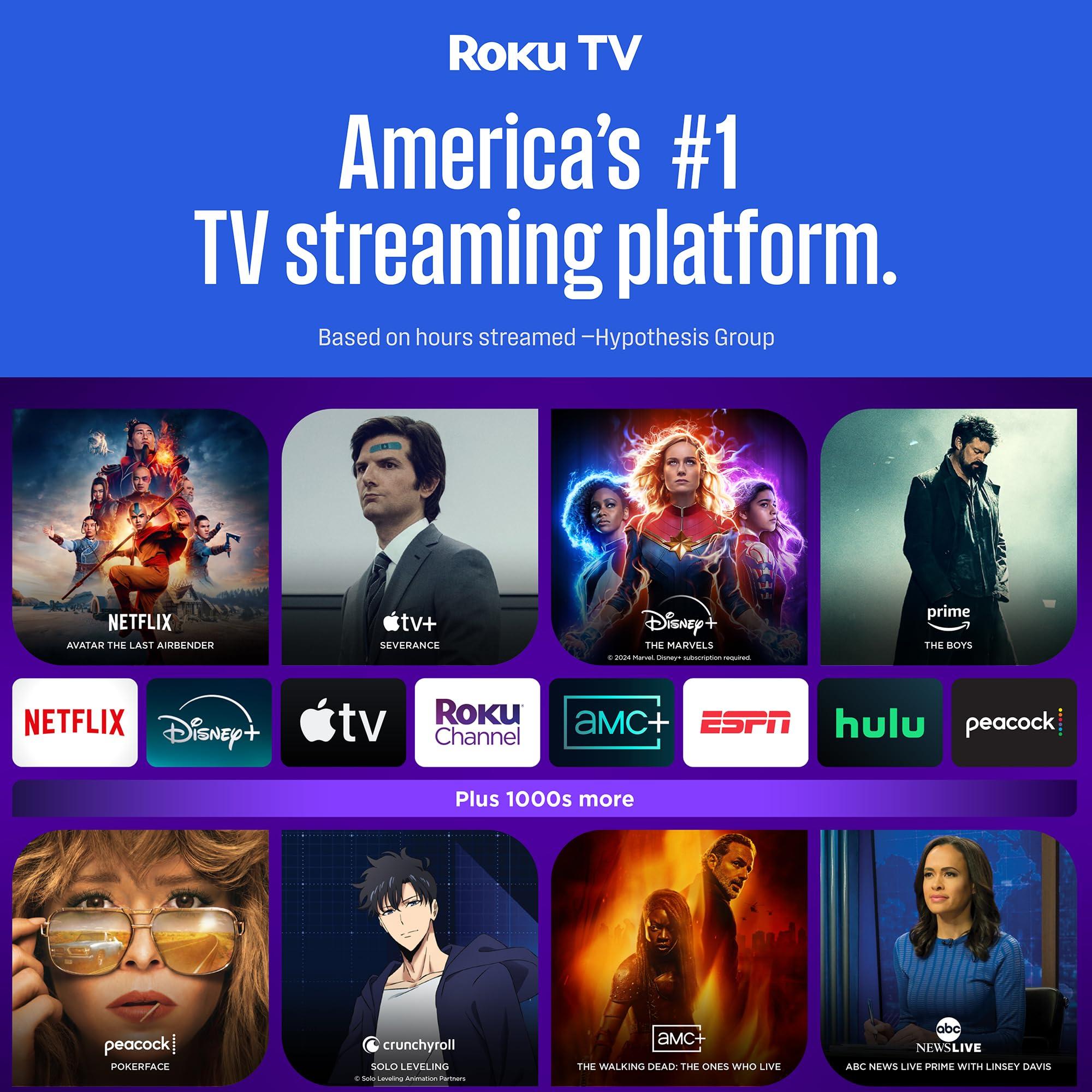 Westinghouse Edgeless Roku TV - 50 Inch Smart Television, 4K LED UHD w/HDR 10, Wi-Fi & Mobile App Connectivity, Flat Screen Compatible w/Apple Home Kit, Alexa, & Google Assistant - Image 3