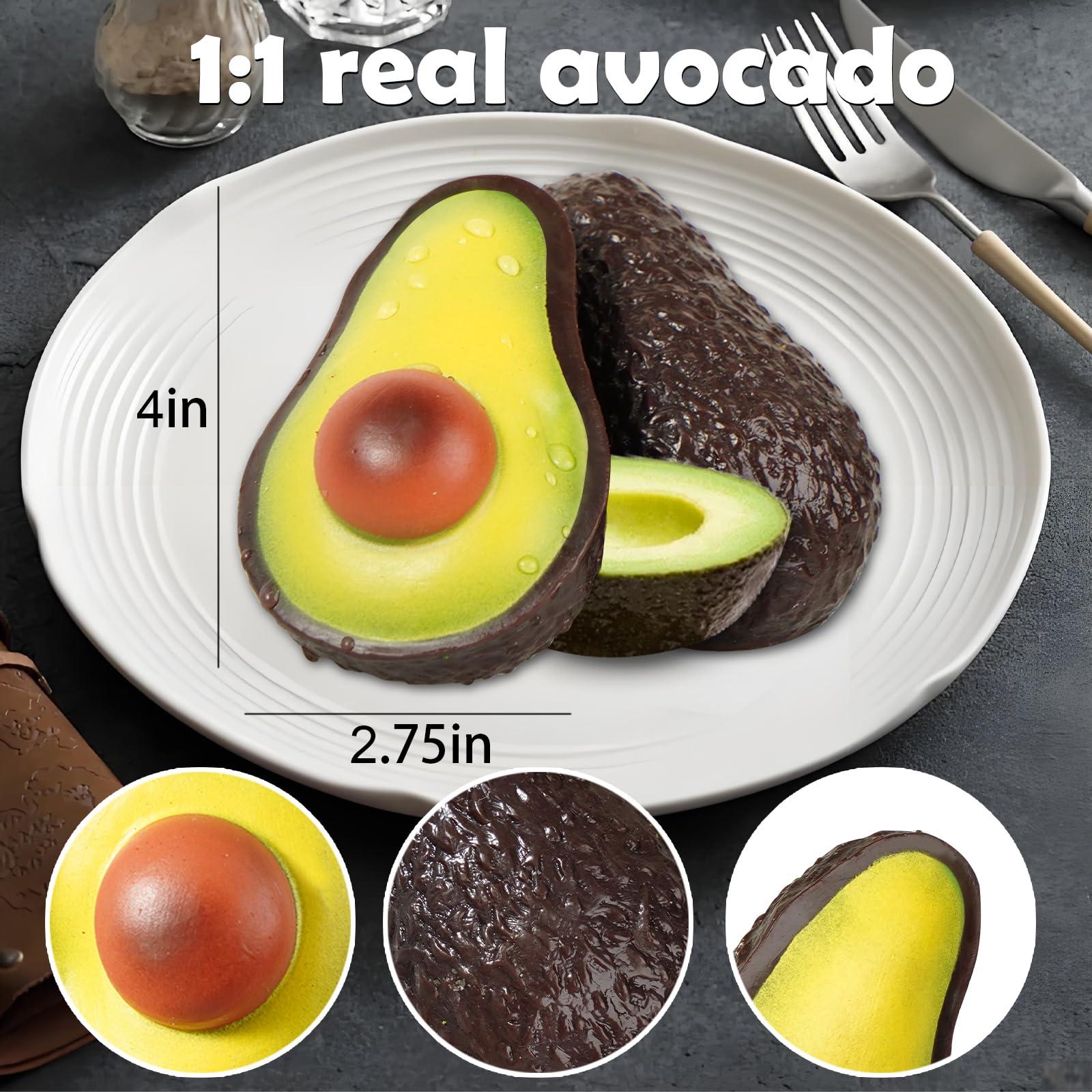 Bimoci Avocado Sensory Toy for Ages 3 to Adult - Fidget Toys, Sensory Toys, Stress Balls for Adults & Kids - Perfect Squishy Toys for Autism Support & Stress Relief - Image 3