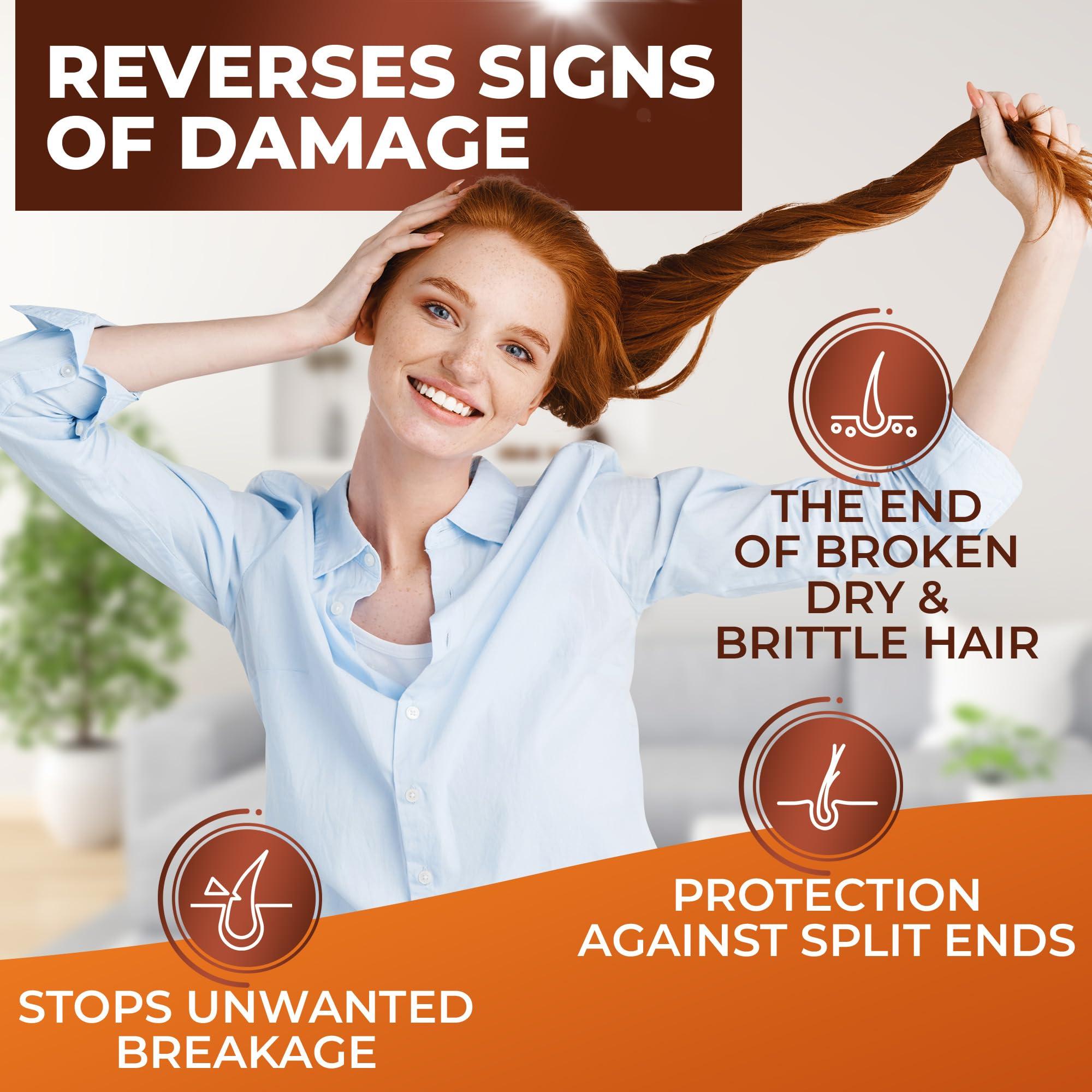 Moroccan Argan Oil Shampoo and Conditioner Set - Sulfate Free, Anti Frizz Hydrating Care for Women - Deep Moisturizing Treatment for Color, Keratin Treated, Curly, Damaged and Dry Hair - Image 7