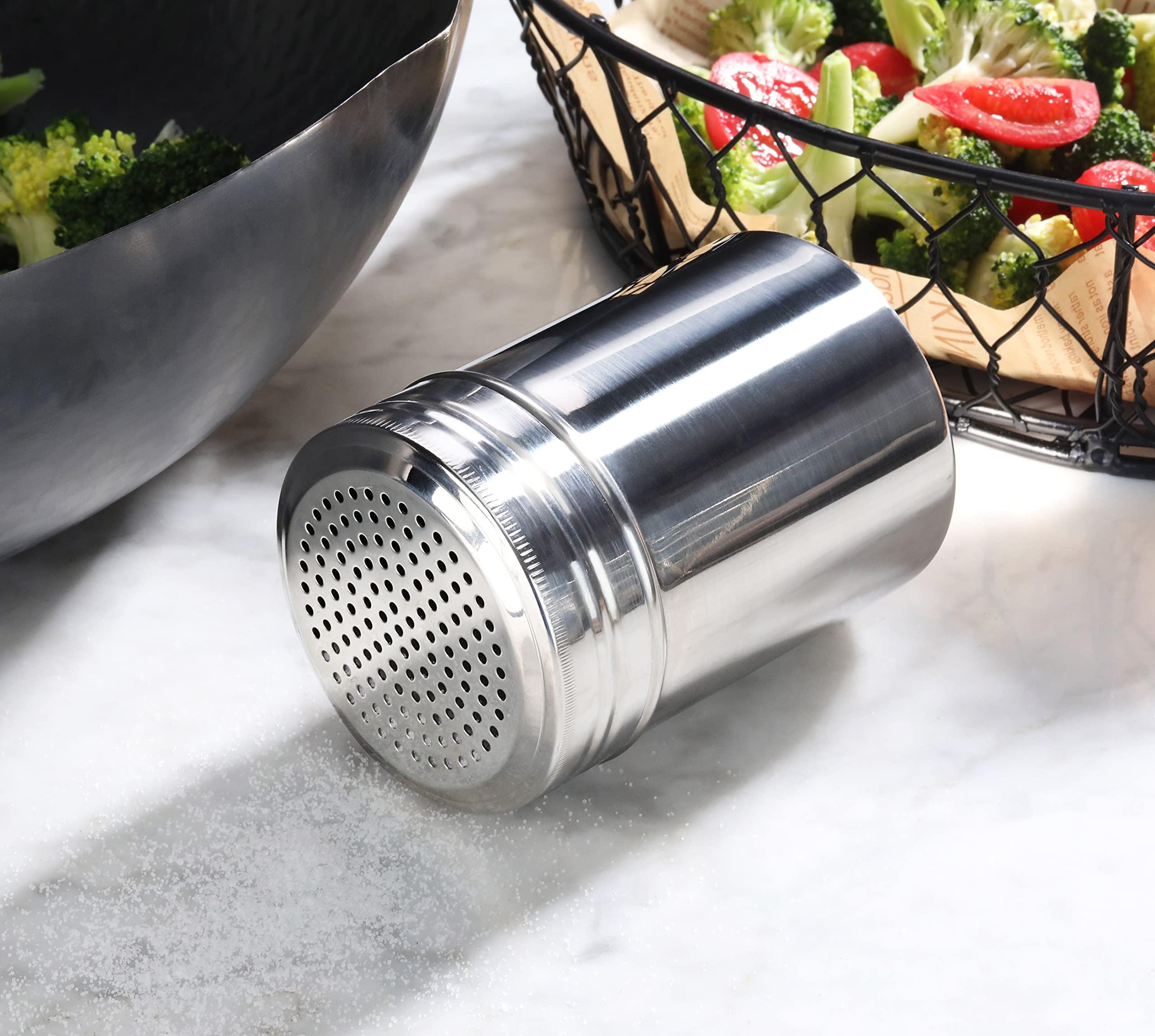 New Star Foodservice 28478 Stainless Steel Dredge Shaker, 10-Ounce, Set of 2 - Image 6