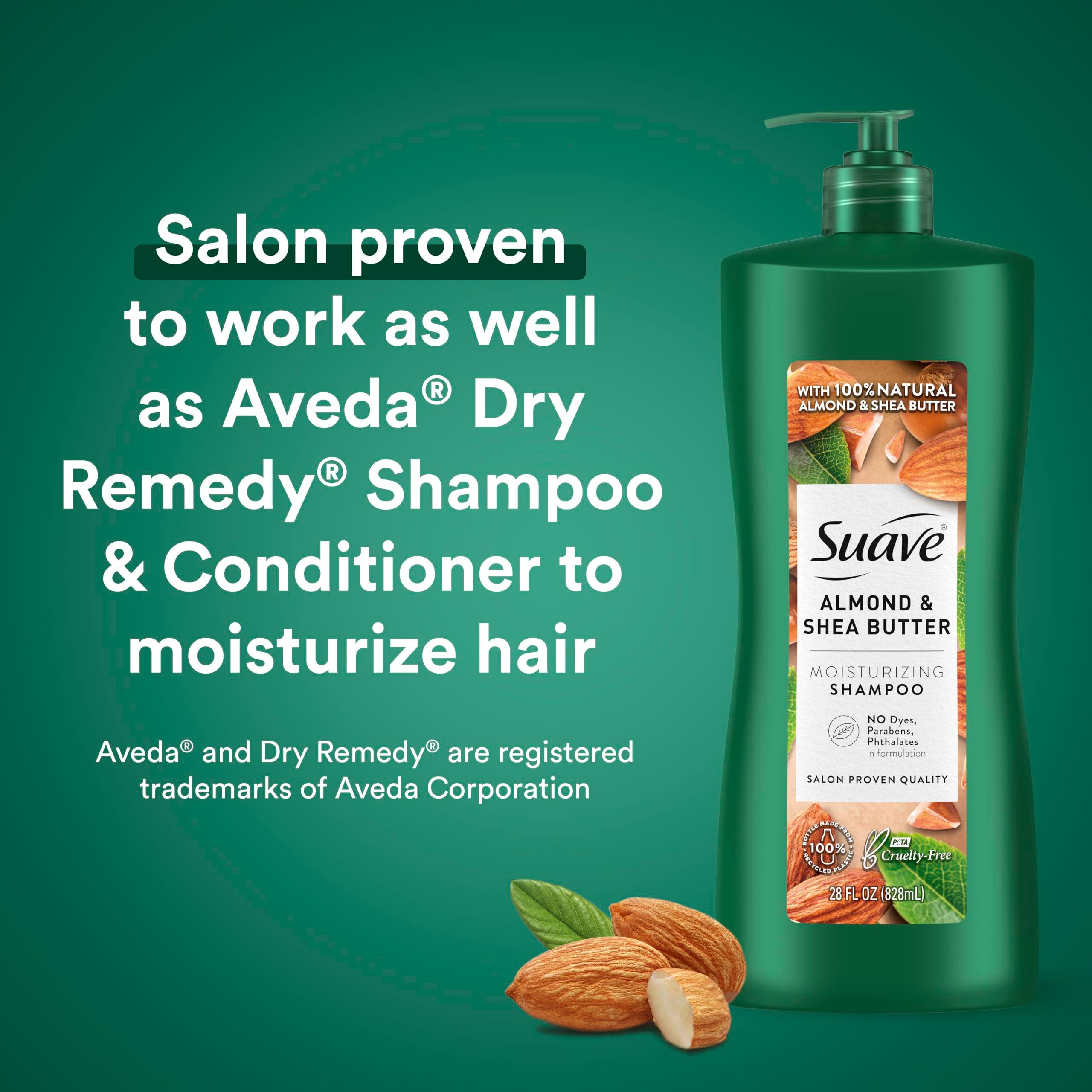 Suave Professionals Moisturizing Shampoo for Dry Hair Almond and Shea Butter Paraben-free and Dye-free 28 oz, Pack of 4 - Image 8