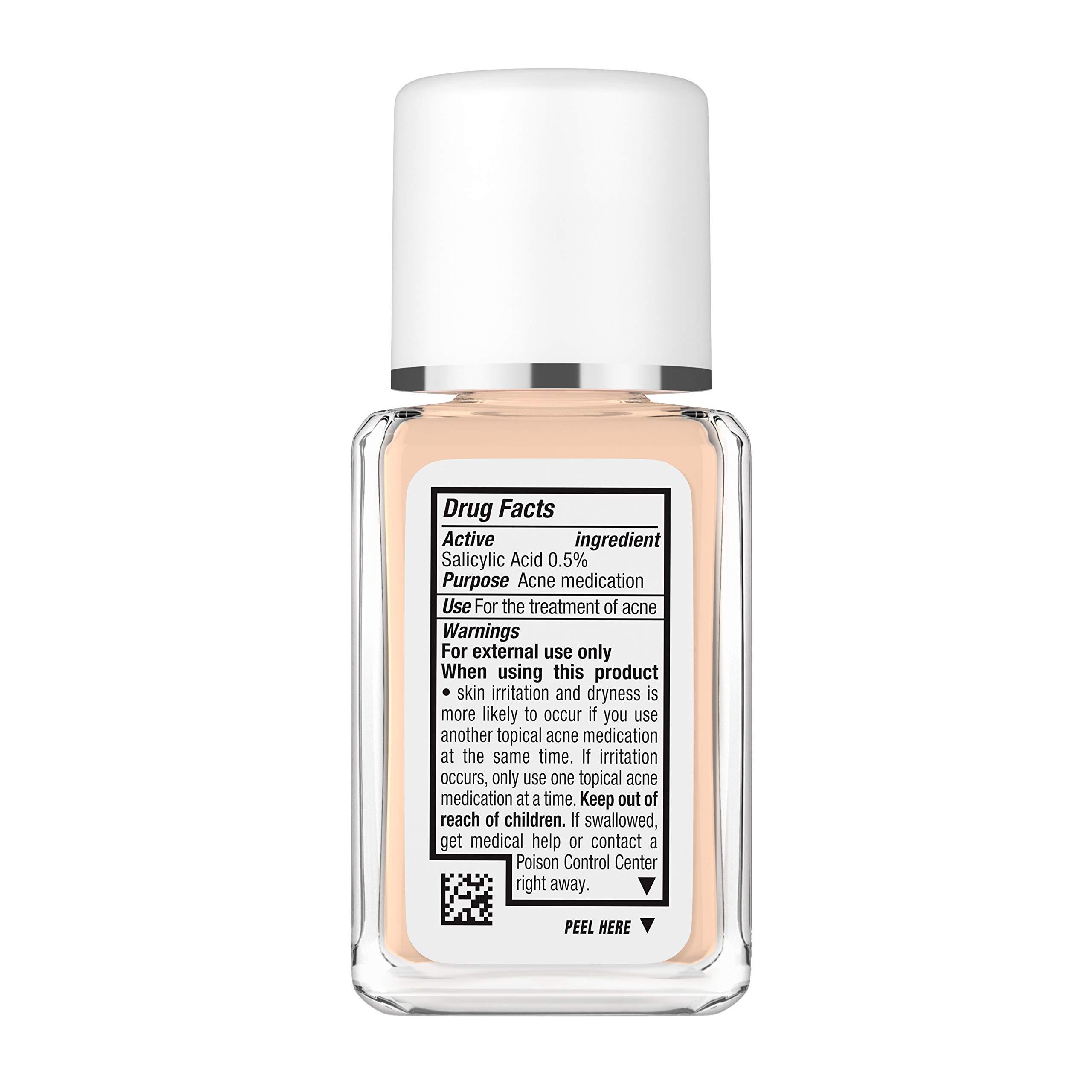 Neutrogena SkinClearing Oil-Free Acne and Blemish Fighting Liquid Foundation with.5% Salicylic Acid Acne Medicine, Shine Controlling Makeup for Acne Prone Skin, 40 Nude, 1 fl. oz - Image 15
