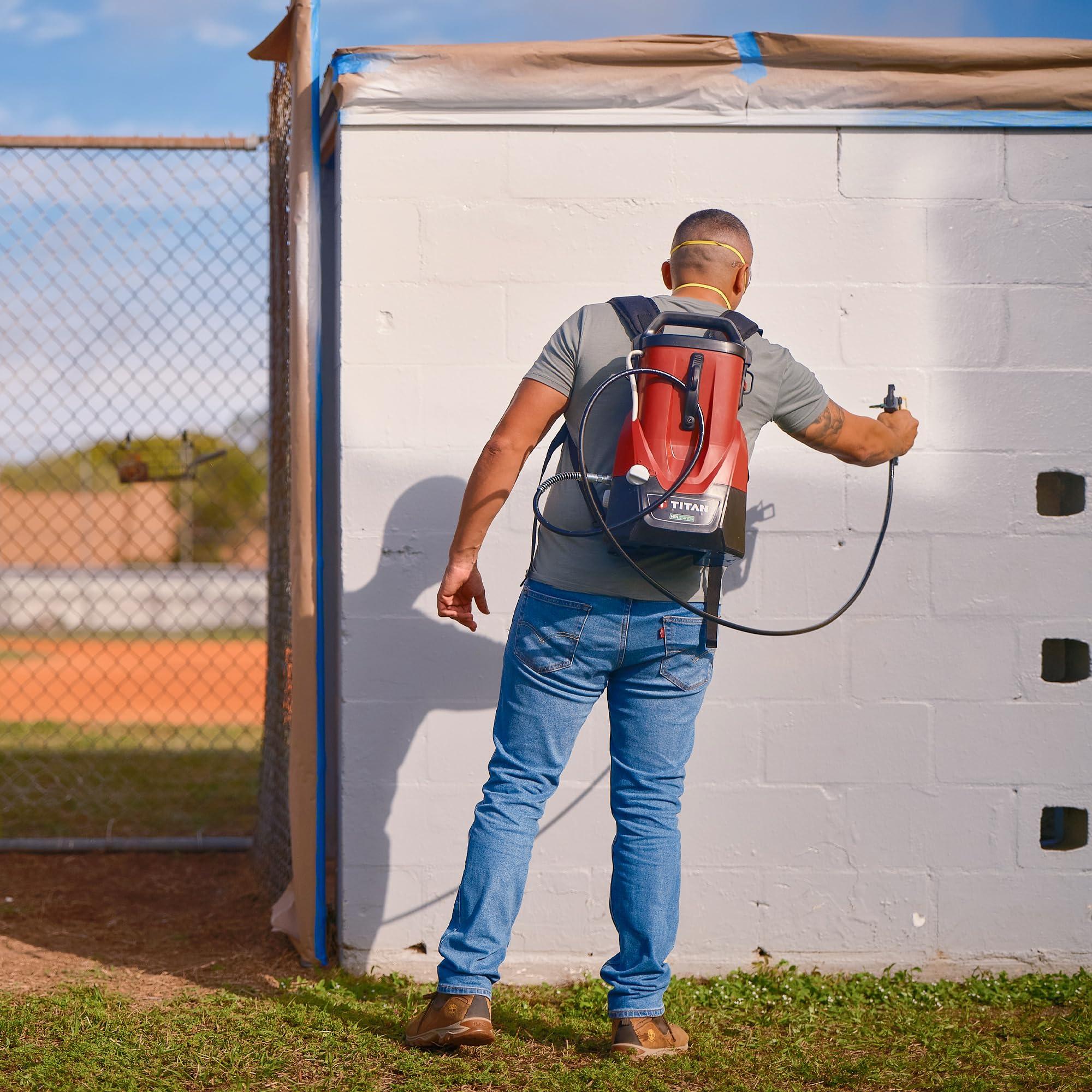 Titan 2441251 ControlMax 1650 18V Cordless High Efficiency Airless Paint Sprayer, HEA Technology Decrease Overspray by up to 55%, Cordless Allows You to go Anywhere - Image 14