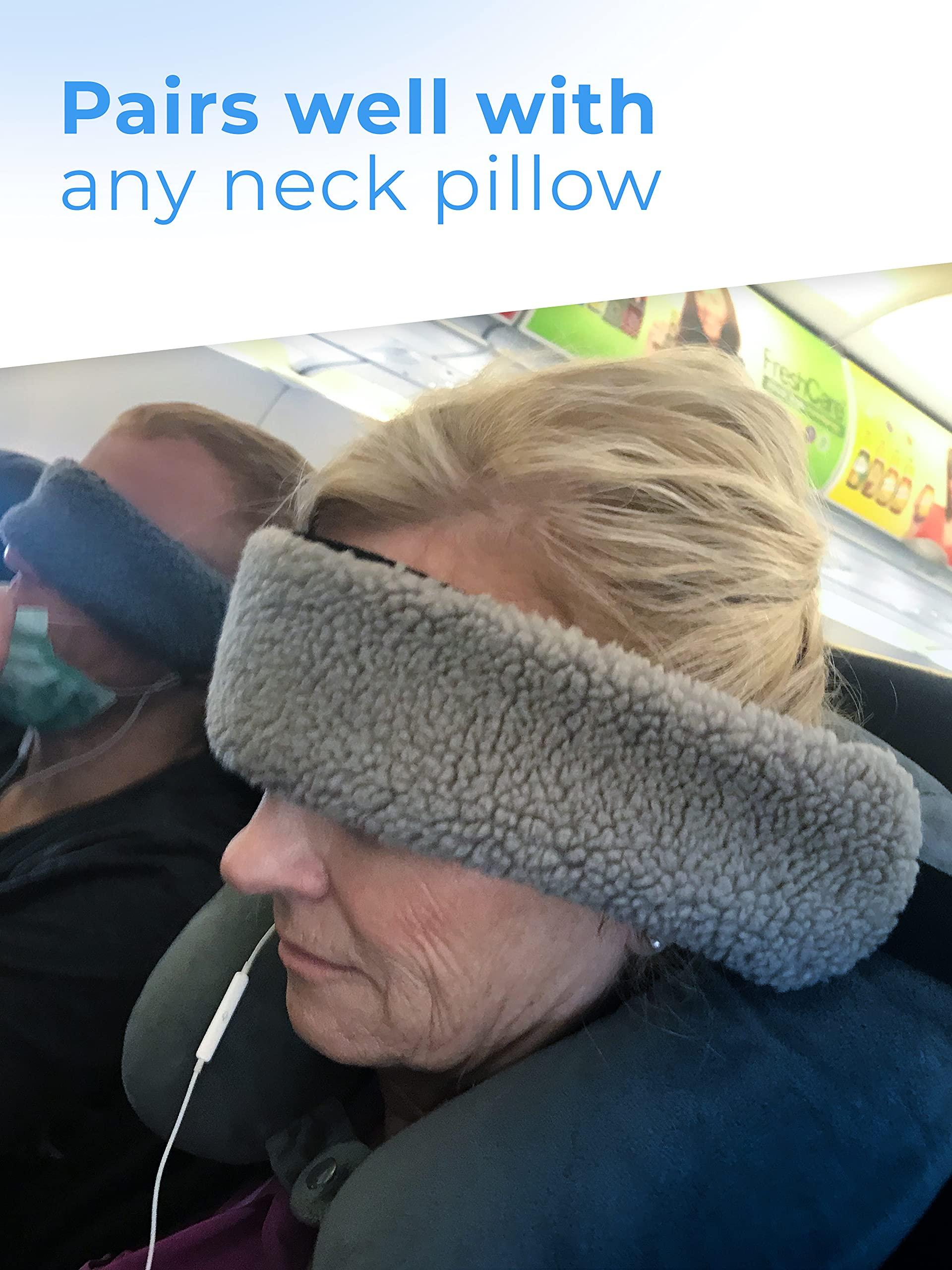 SeatSleeper Travel Pillow & Neck Pillow Alternative | Soft, Ultra-Lightweight & Compact Airplane Travel Essentials for Flying Long Flights or Car Ride | Can Be Used as Sleep or Travel Eye Mask - Image 5