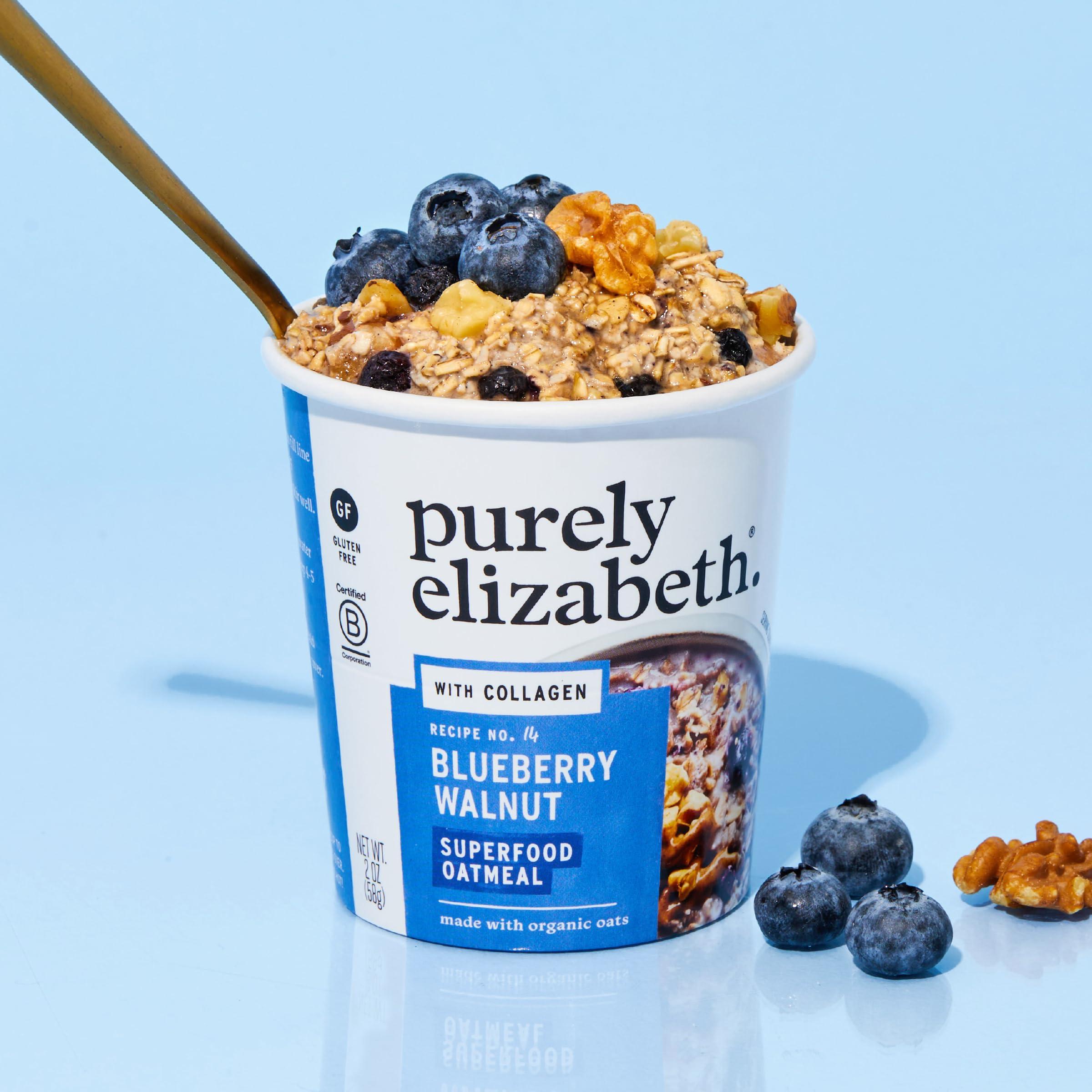Purely Elizabeth Best Sellers Variety Pack Superfood Oatmeal Cups, Great for Overnight Oats, Gluten-Free, 2 Ounce (Pack of 12) - Image 5
