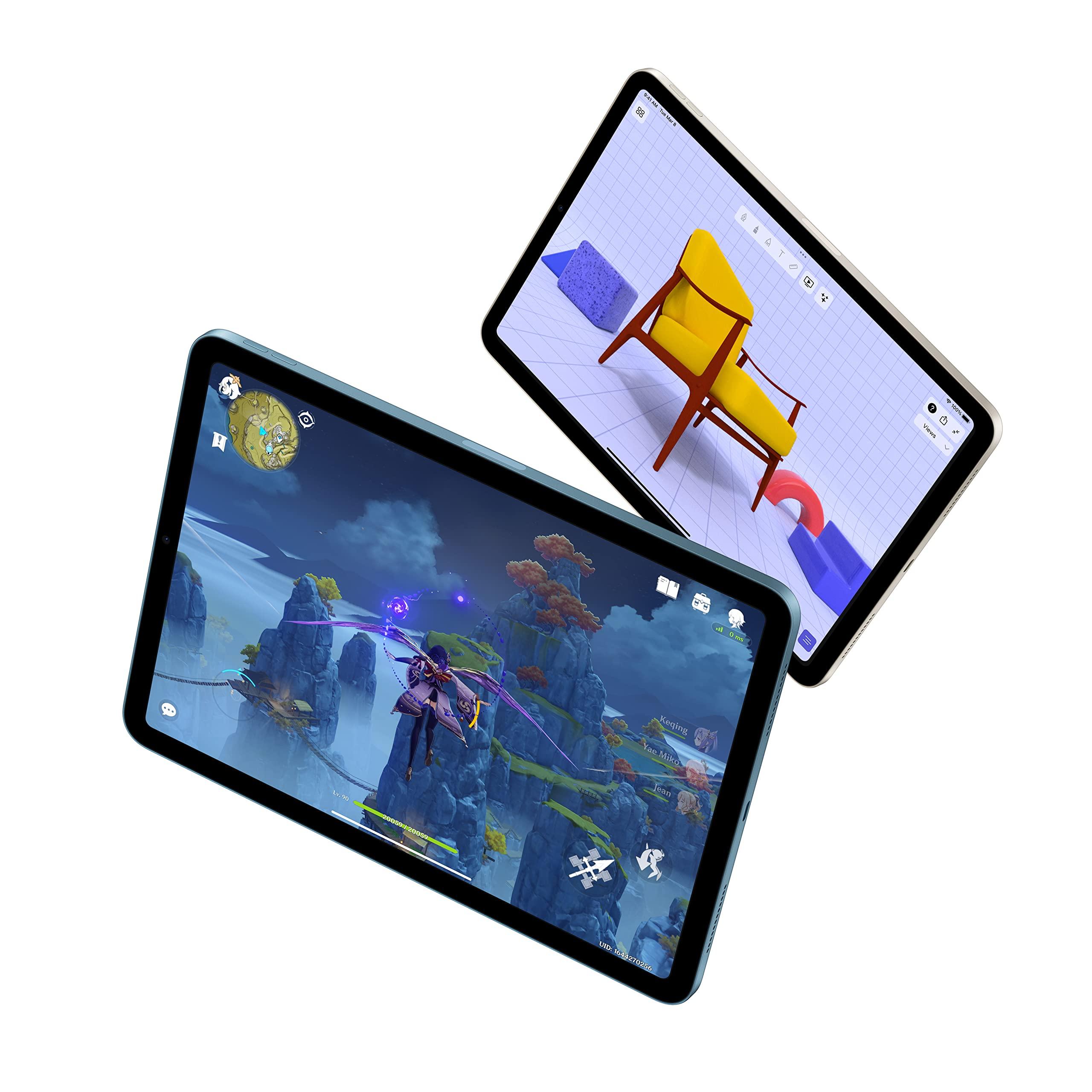 2022 Apple iPad Air 5th Gen. (10.9-inch, Wi-Fi, 64GB) - Starlight (Renewed Premium) - Image 3