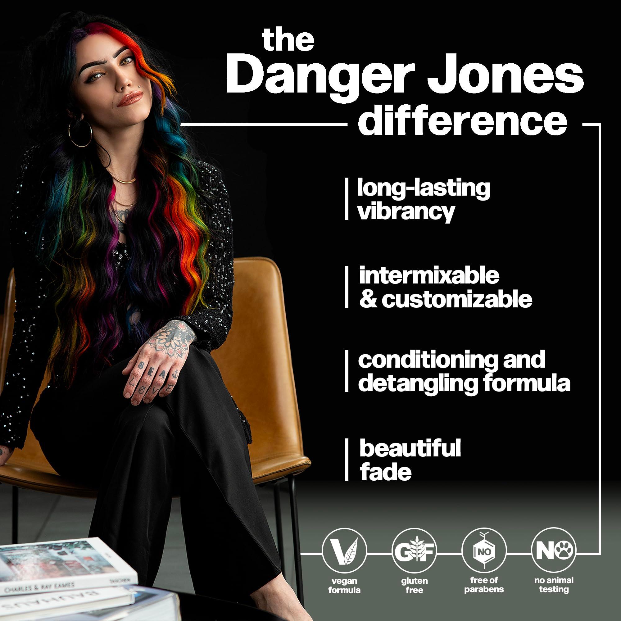 Danger Jones Semi-Permanent Hair Color (Cheap Date - Light Pink) - Image 7