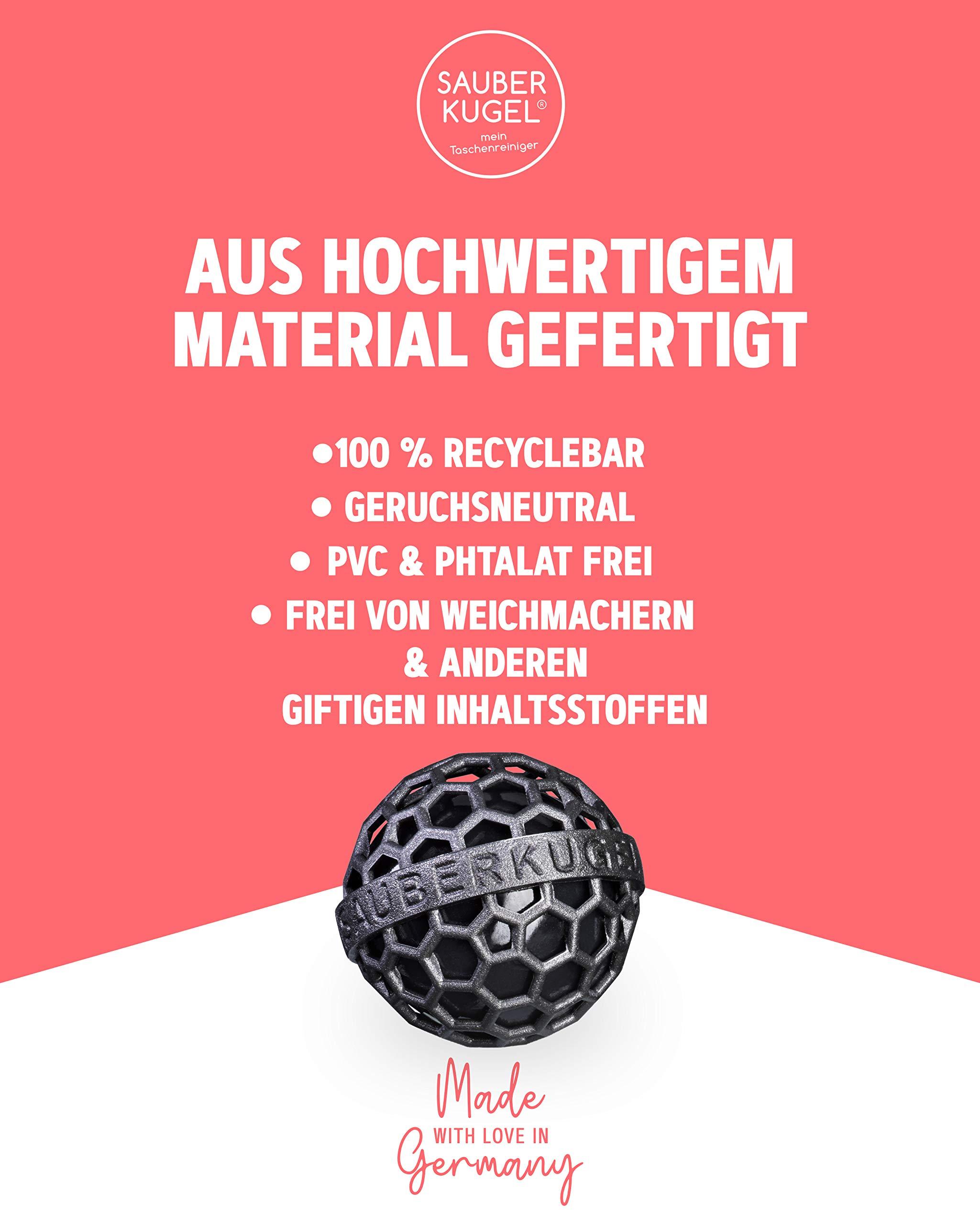 Sauberkugel - The Clean Ball - The clever way of cleaning purses, bags, backpacks and school bags (Summerfield Collection) - Image 6
