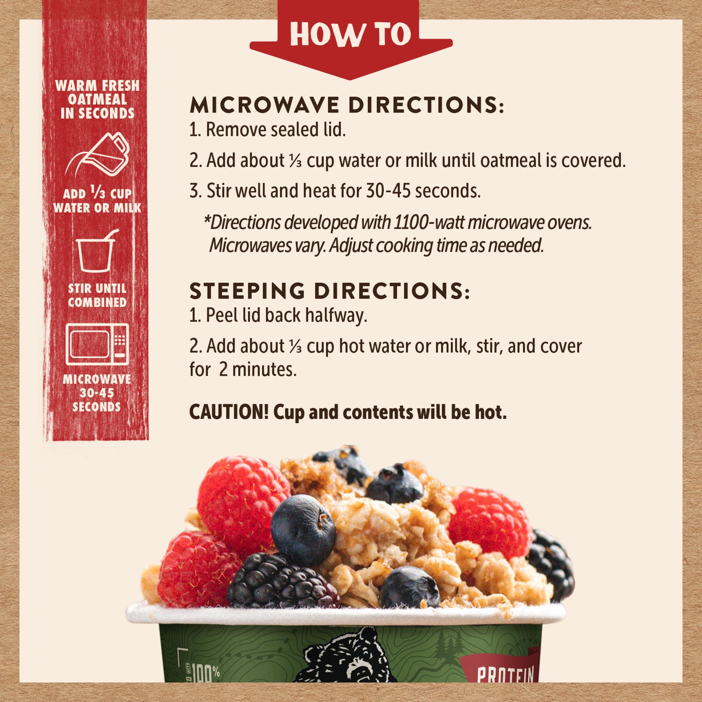 Kodiak Cakes Instant Protein Maple & Brown Sugar Oatmeal in a Cup, 2.12oz (Pack of 12) - Image 7