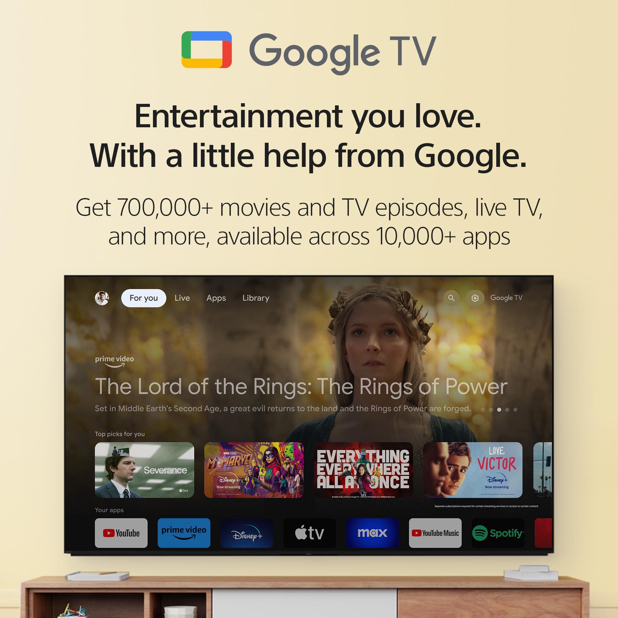 Sony X77L Series KD85X77L 85 Inch LED TV, Smart, Google TV, 4K, Ultra HD, Latest Model, Black - Image 3