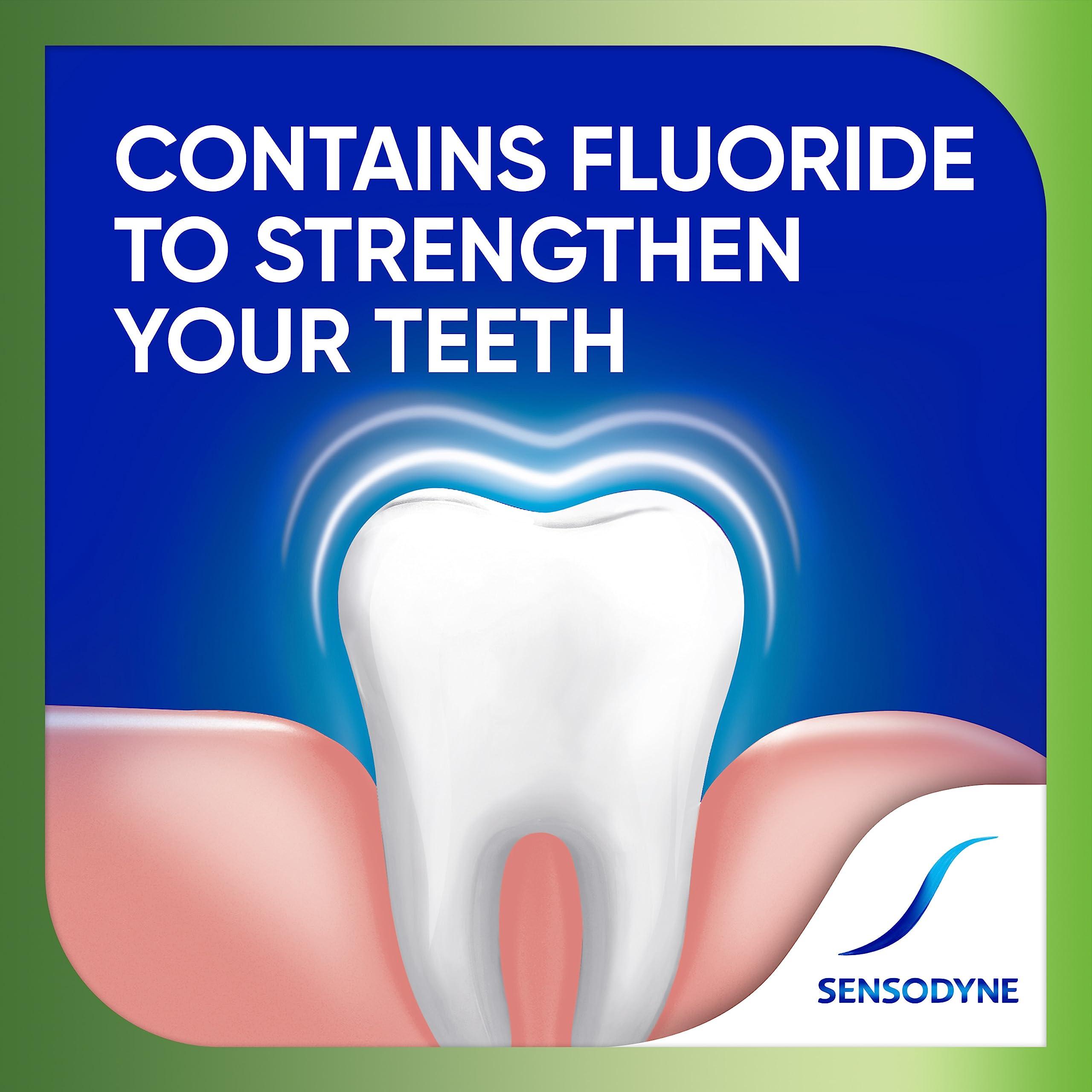 Sensodyne Fresh Mint Sensitive Toothpaste, ADA Accepted Toothpaste for Cavity Prevention and Sensitive Teeth Treatment - 4 Ounces (Pack of 2) - Image 6