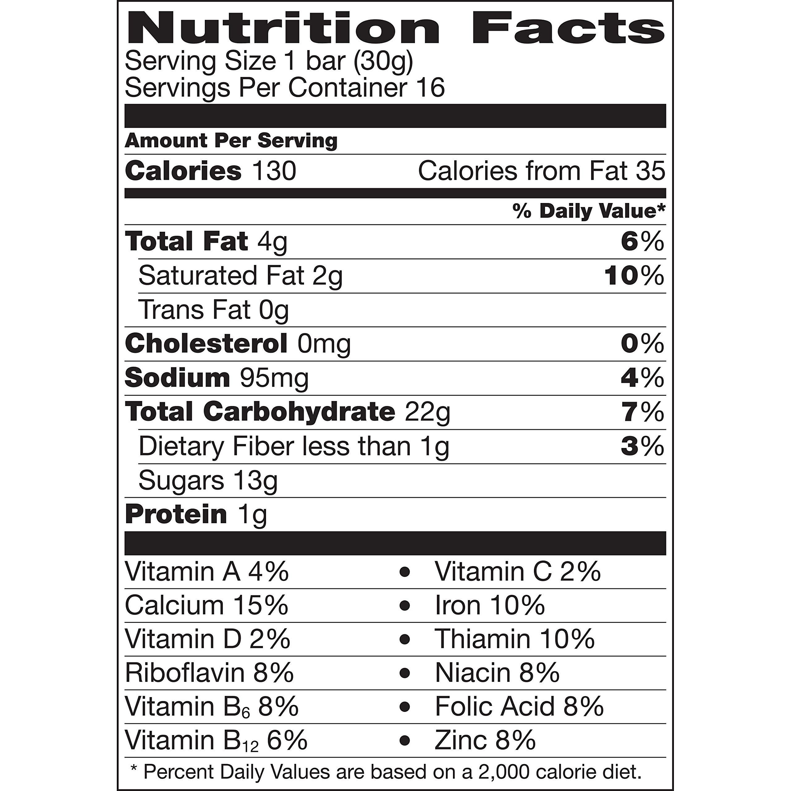 Golden Grahams Breakfast Cereal Treat Bars, S'mores, Snack Bars, 16 ct (Pack of 4) - Image 2