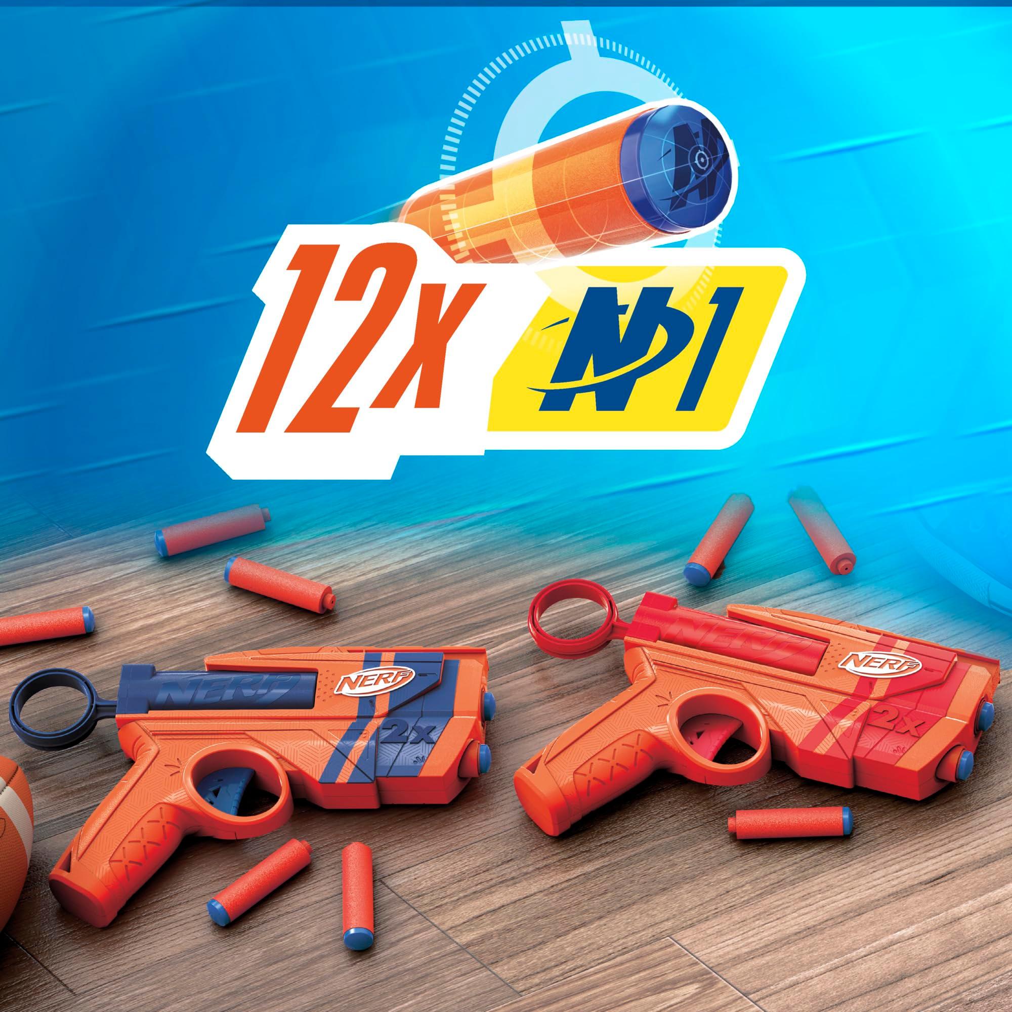 Nerf N Series Duo Pack, Includes 2 Ward Blasters, 12 N1 Darts Compatible Only N Series Blasters, Kids Outdoor Games, Ages 8+ - Image 7