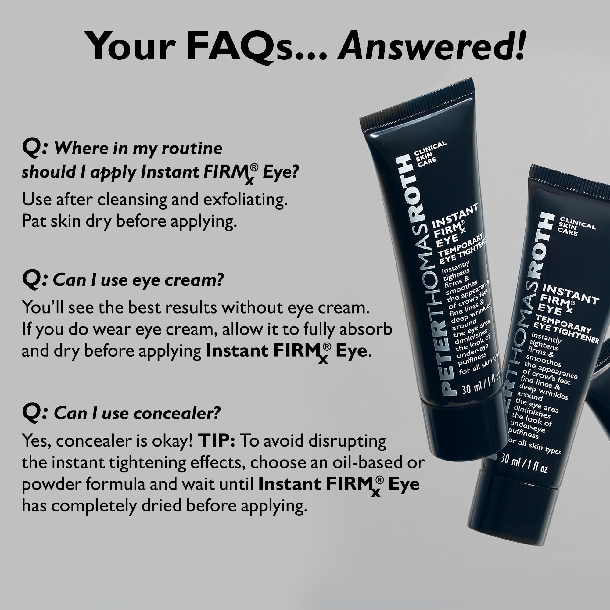 Peter Thomas Roth | Instant FIRMx Temporary Eye Tightener | Firm and Smooth the Look of Fine Lines - Image 10