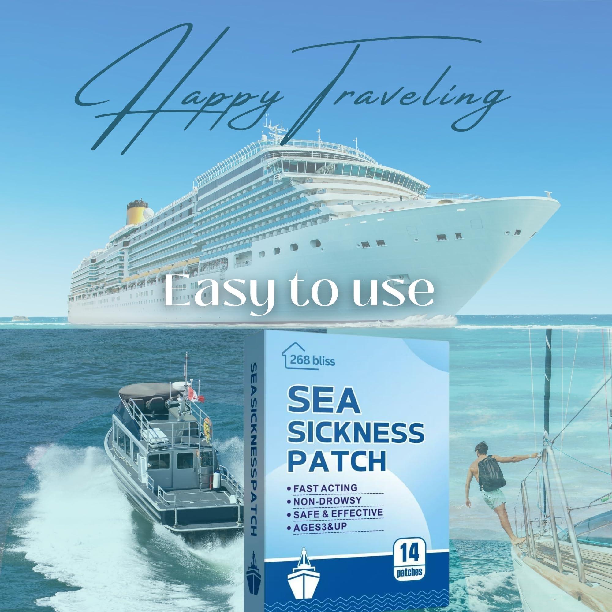 Tiavika Sea Sickness Patches for Cruise - Cruise Must Haves - Cruise Ship Essentials for Carnival, Princess, Norwegian, Holland America, MSC & Major Cruise Lines-Travel Essentials for Adults and Kids - Image 6
