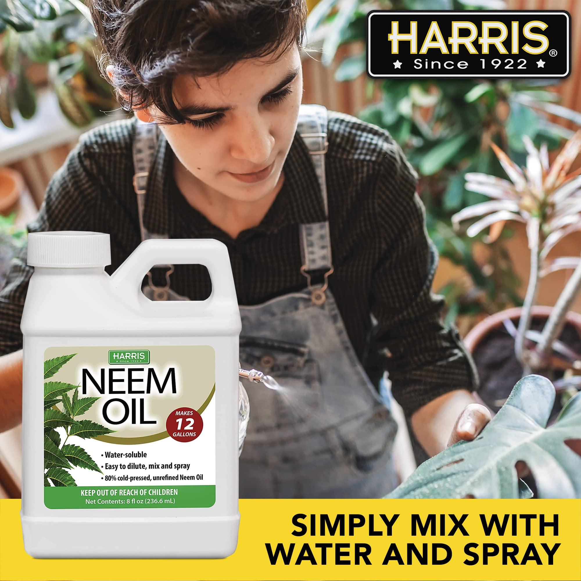 HARRIS Neem Oil Cold Pressed Water Soluble Concentrate, Makes 12 Gallons, 8oz - Image 6