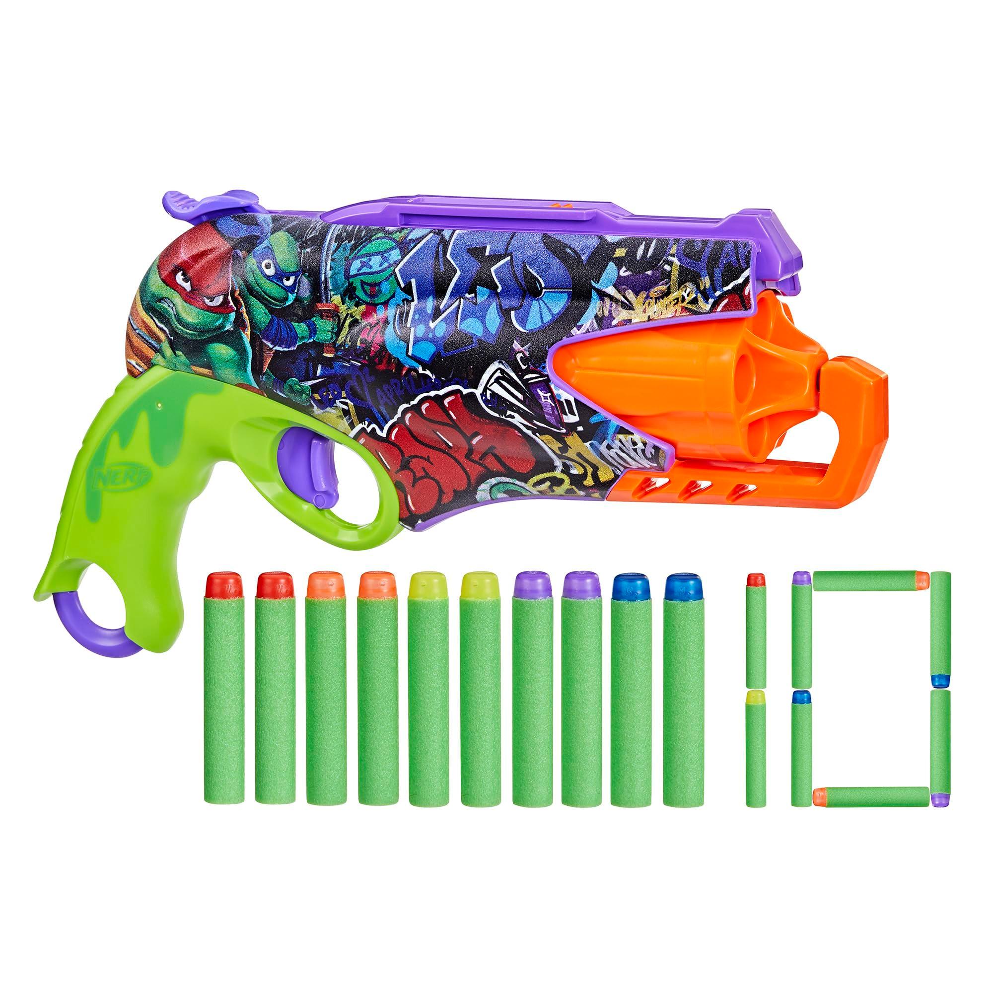 Nerf Teenage Mutant Ninja Turtles Blaster, 10 Elite Darts, Toy Foam Blasters, Ages 8 and Up - Image 10