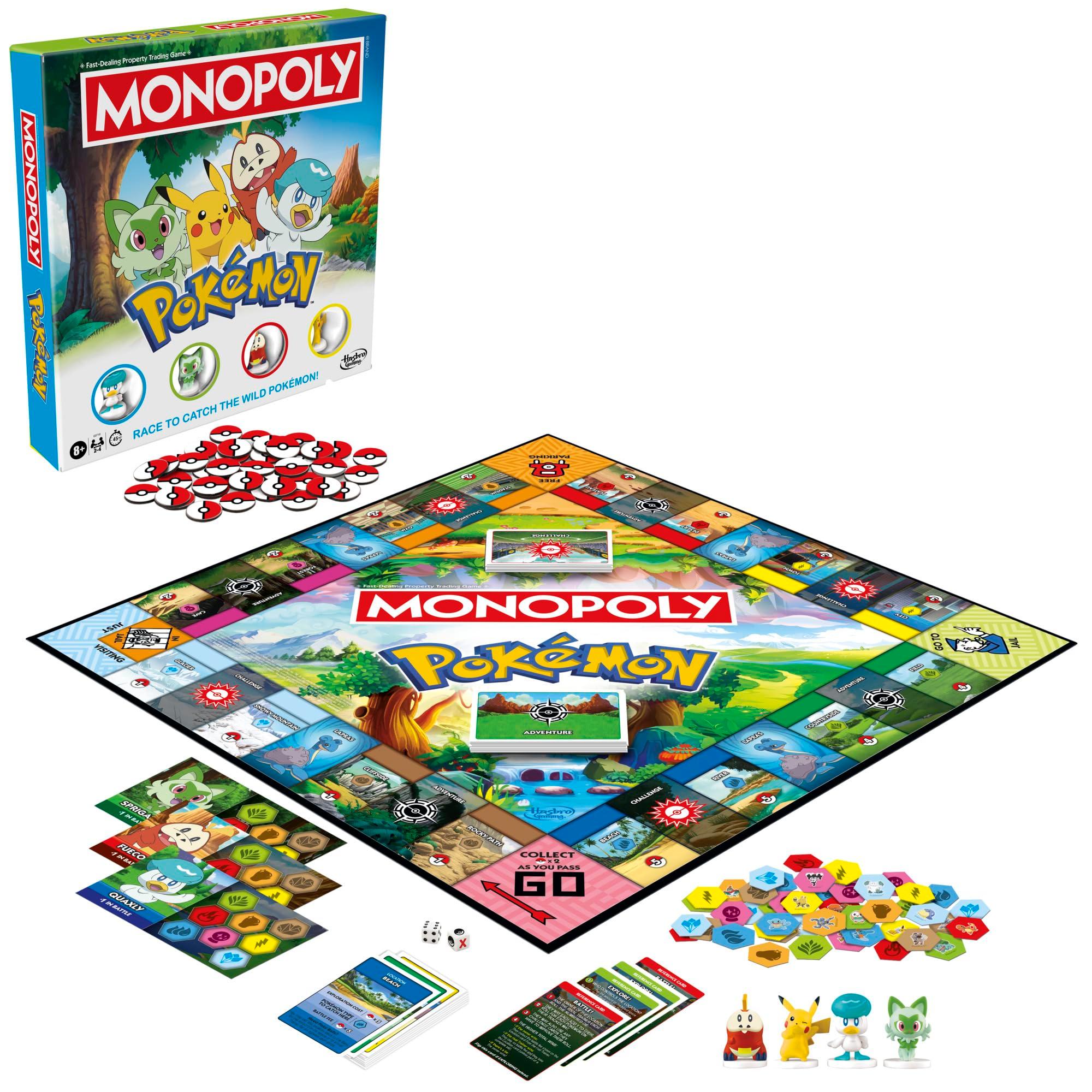 Monopoly Pokémon Edition Board Game | Ages 8 and Up | 2 to 4 Players | Kids Games for Pokémon Fans | Fun Family Games| 45 Mins. Avg. - Image 16