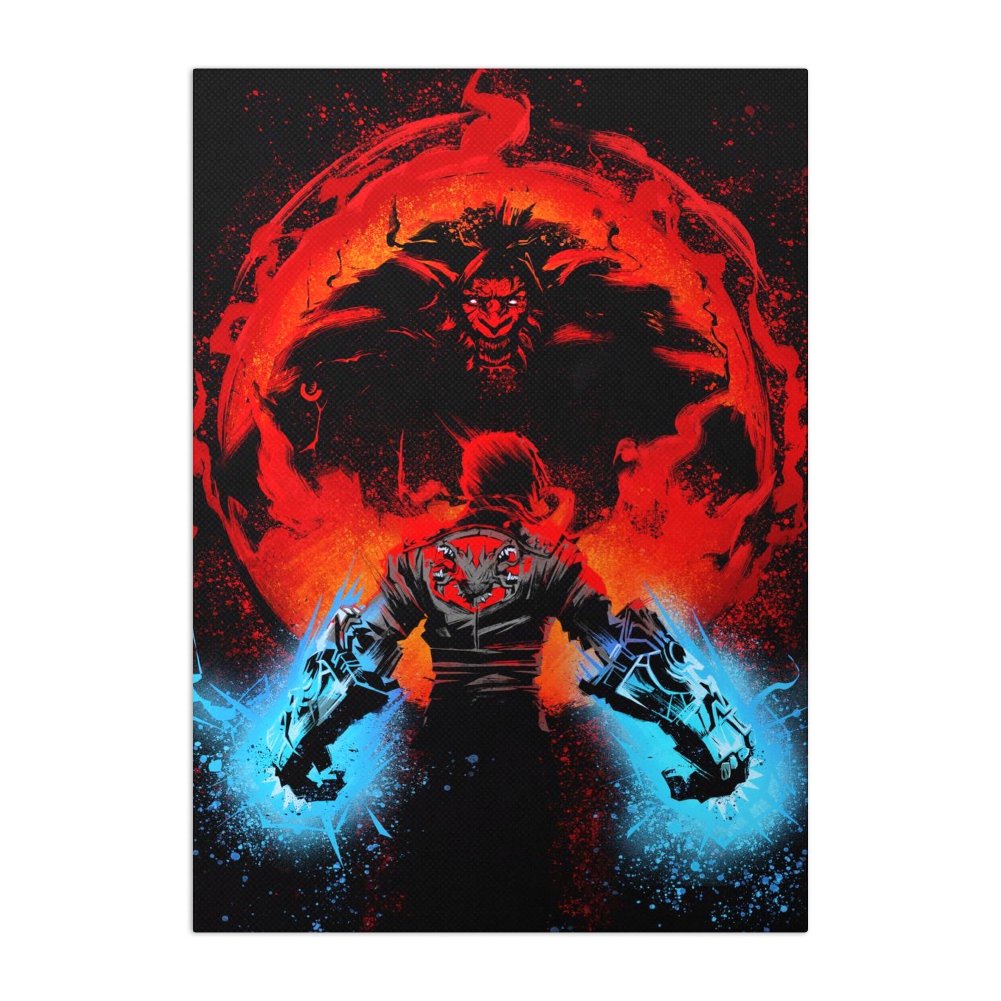 Displate Official Arcane Metal Poster Magnetic Mounting Included Licensed Artwork Modern Wall Decor Mercy Poster 17.7" x 12.6"