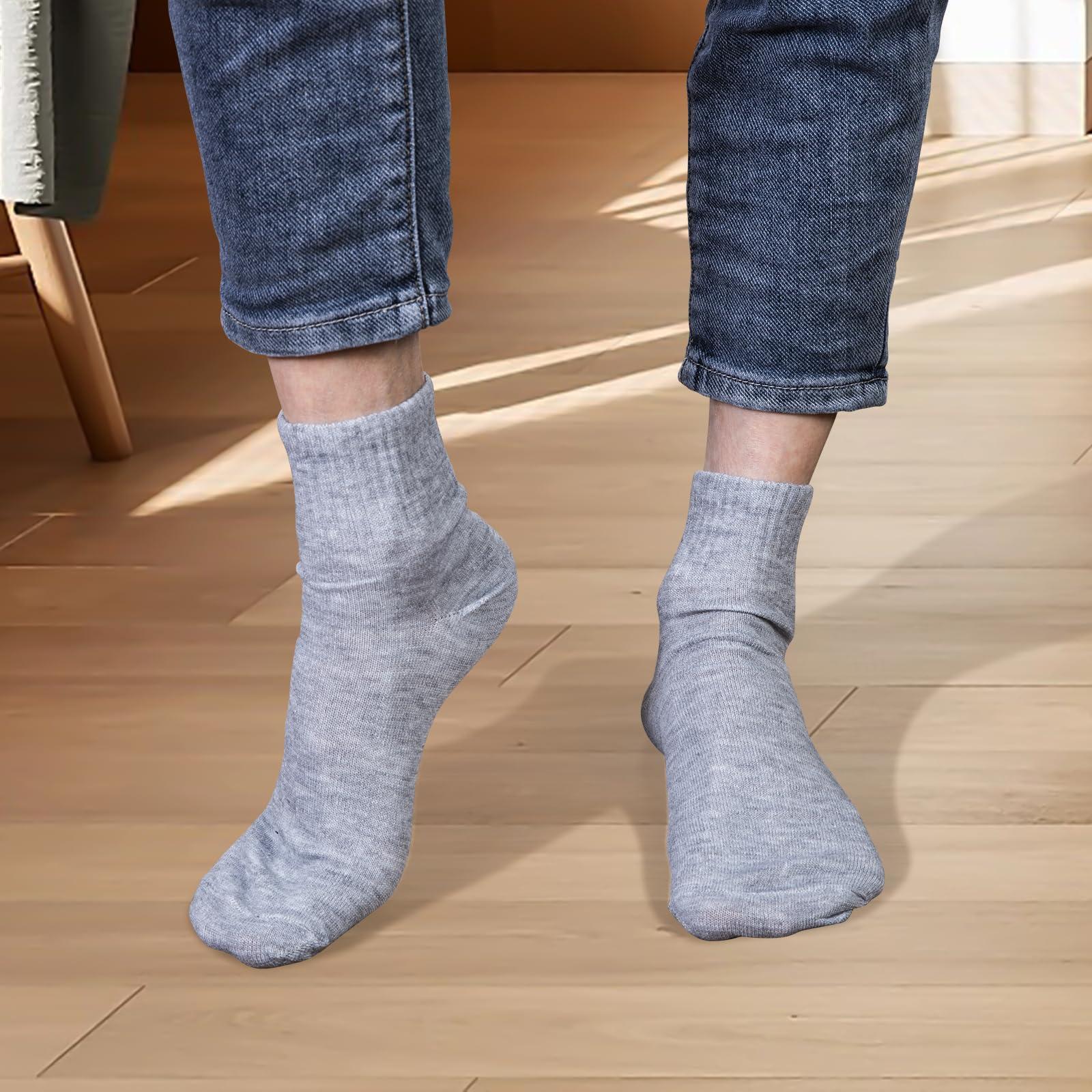 Usavemo 180 Pairs Men's Socks Bulk Pack - Athletic & Casual Quarter Ankle Moisture Wicking Socks for Unisex Adults - Image 5