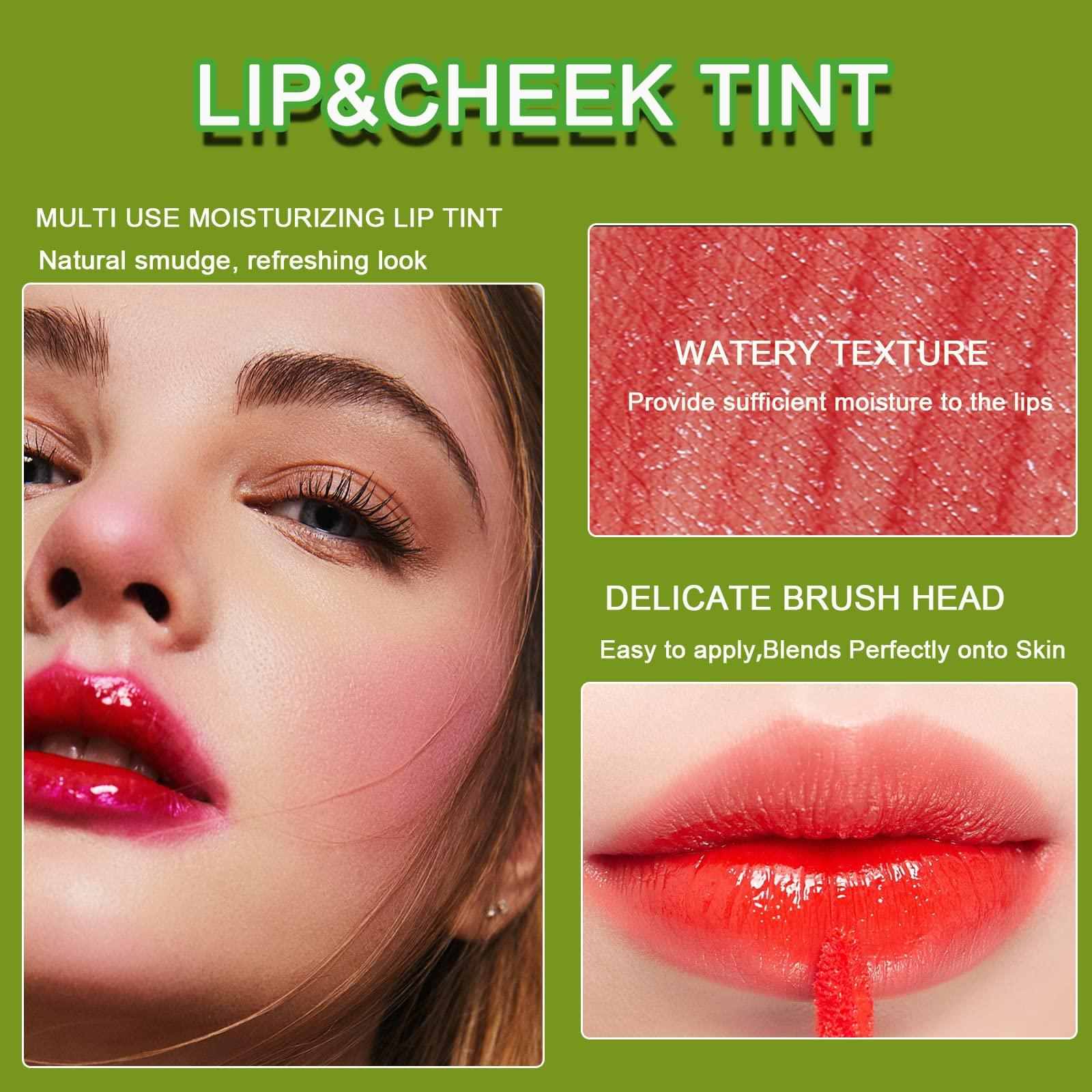 Minfei 6 Colors Lip Tint Stain Set,Korean Velvet Water Lip Tint,Natural Lip and Cheek Tint, Long lasting Non-Stick Cup Waterproof - Image 5