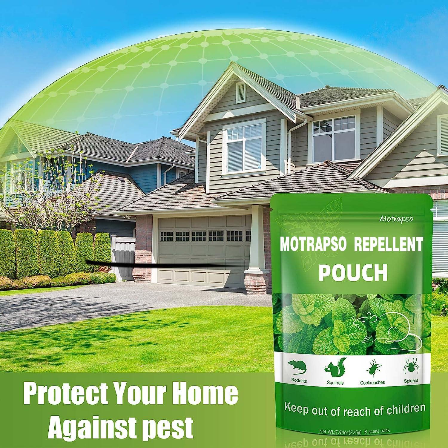 12 Pack Mouse Repellent Pouches, Peppermint Oil to Repel Mice and Rats, Mouse Deterrent, Rat Repellent, Plant Essential Oils Pest Control, Safe, Efficient and Durable - Image 2