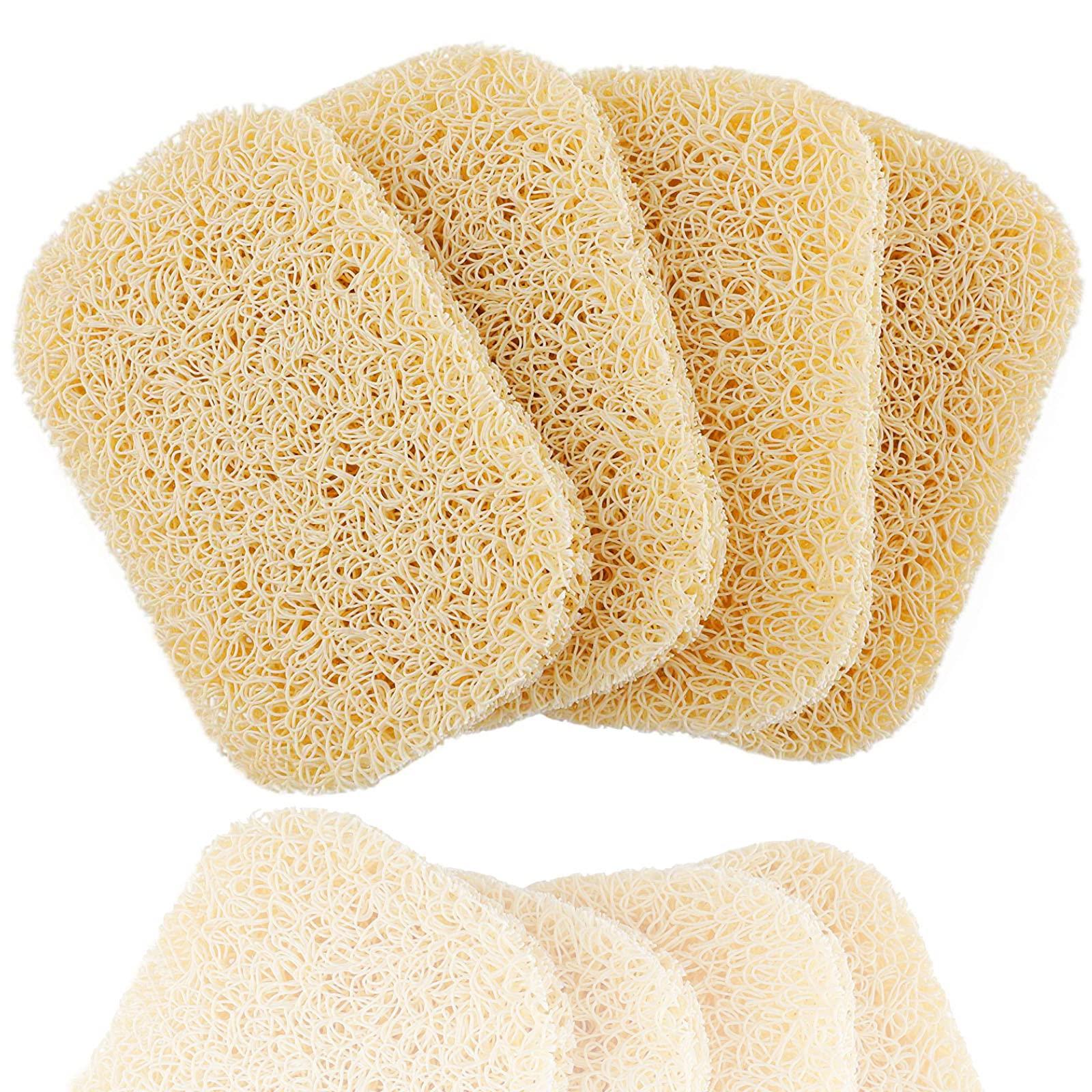 Non-Slip Soap Saver Pads - Self-Draining Soap Bar Holder for Shower, Bathroom and Travel - 4 Piece Beige Set
