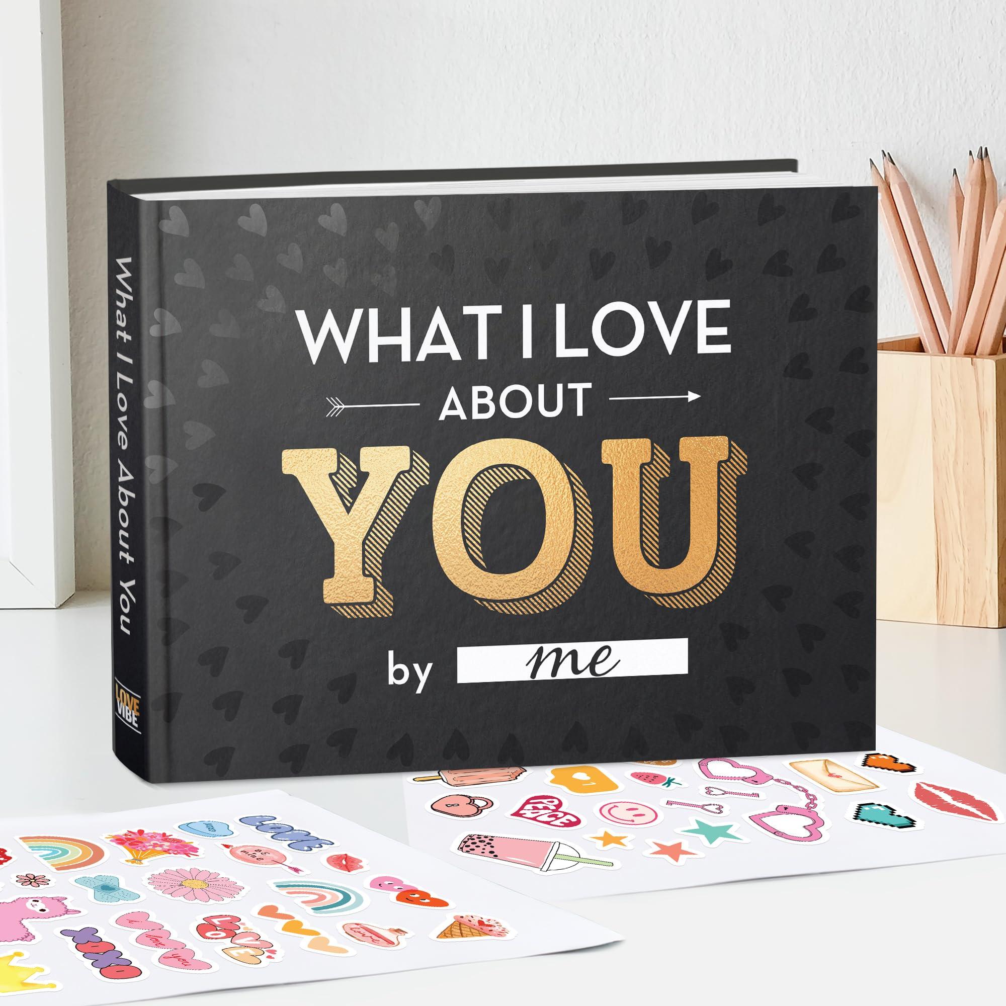 What I Love about You Book - Fill-in-the-Blank Book for Men, Boyfriend, Women, Girlfriend, Husband, Wife, Him, Her - Couples Gifts for Anniversary, Christmas & More - Stocking Stuffer for Men, Women - Image 2