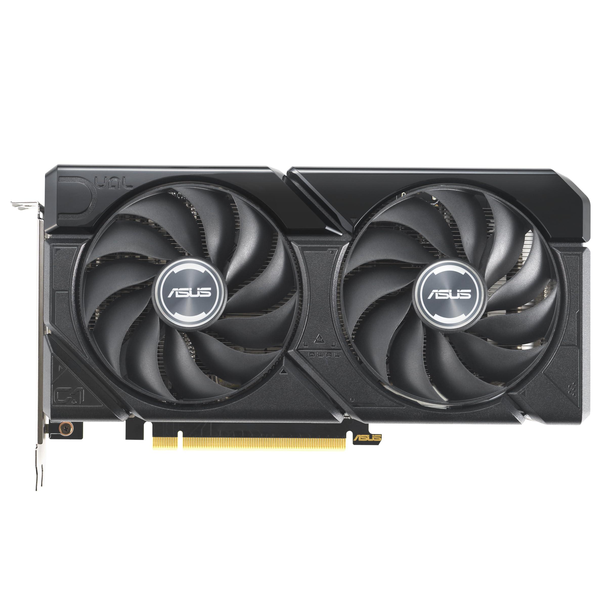 The SFF-ready ASUS Dual GeForce RTX™ 4070 EVO OC Edition 12GB GDDR6 (PCIe 4.0, 12GB GDDR6, DLSS 3, HDMI 2.1a, DisplayPort 1.4a, 2.5-slot design, Axial-tech fan design, 0dB technology) - Image 8