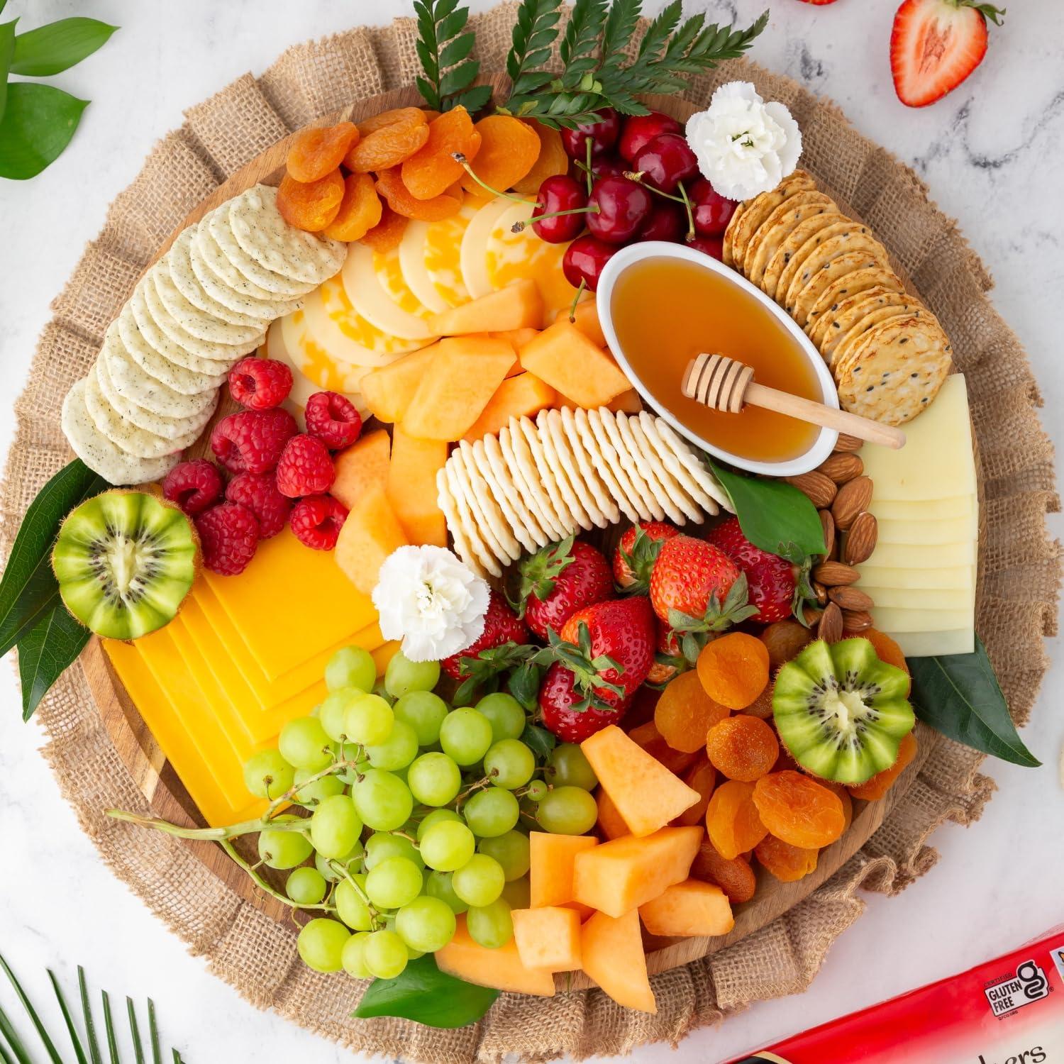 KA-ME Gluten-Free Original Rice Crunch Crackers 3.5 oz (Pack of 12), Authentic Asian Ingredients and Flavors, Certified Gluten Free Crackers, No Artificial Flavors/Colors, Non GMO Snacks, Served with Asian Salmon, Cream Cheese, Egg & Tuna Salad, Asian Guacamole, Hummus & Many More - Image 5