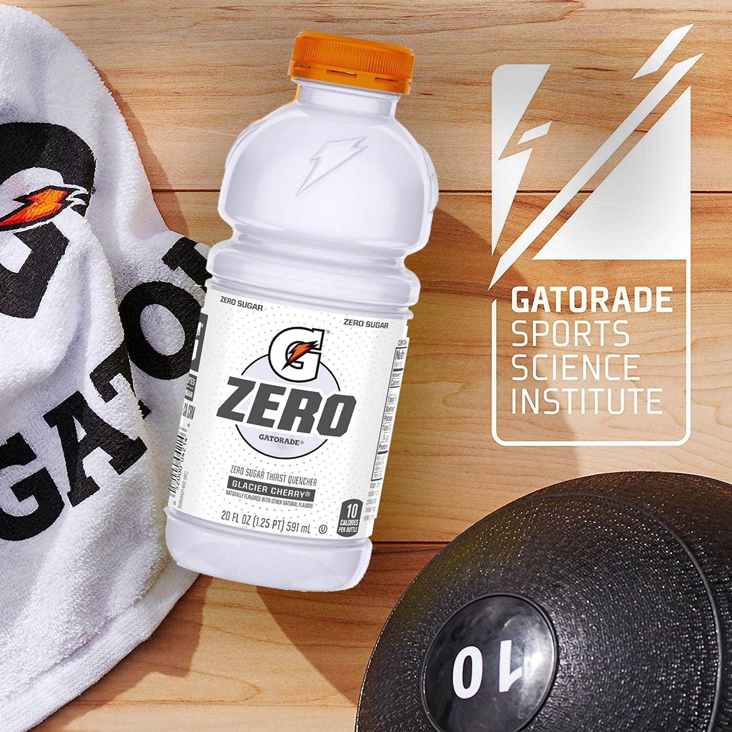 Gatorade Zero Sugar Thirst Quencher, Glacier Cherry, 20 Fl Oz (Pack of 12) - Image 8