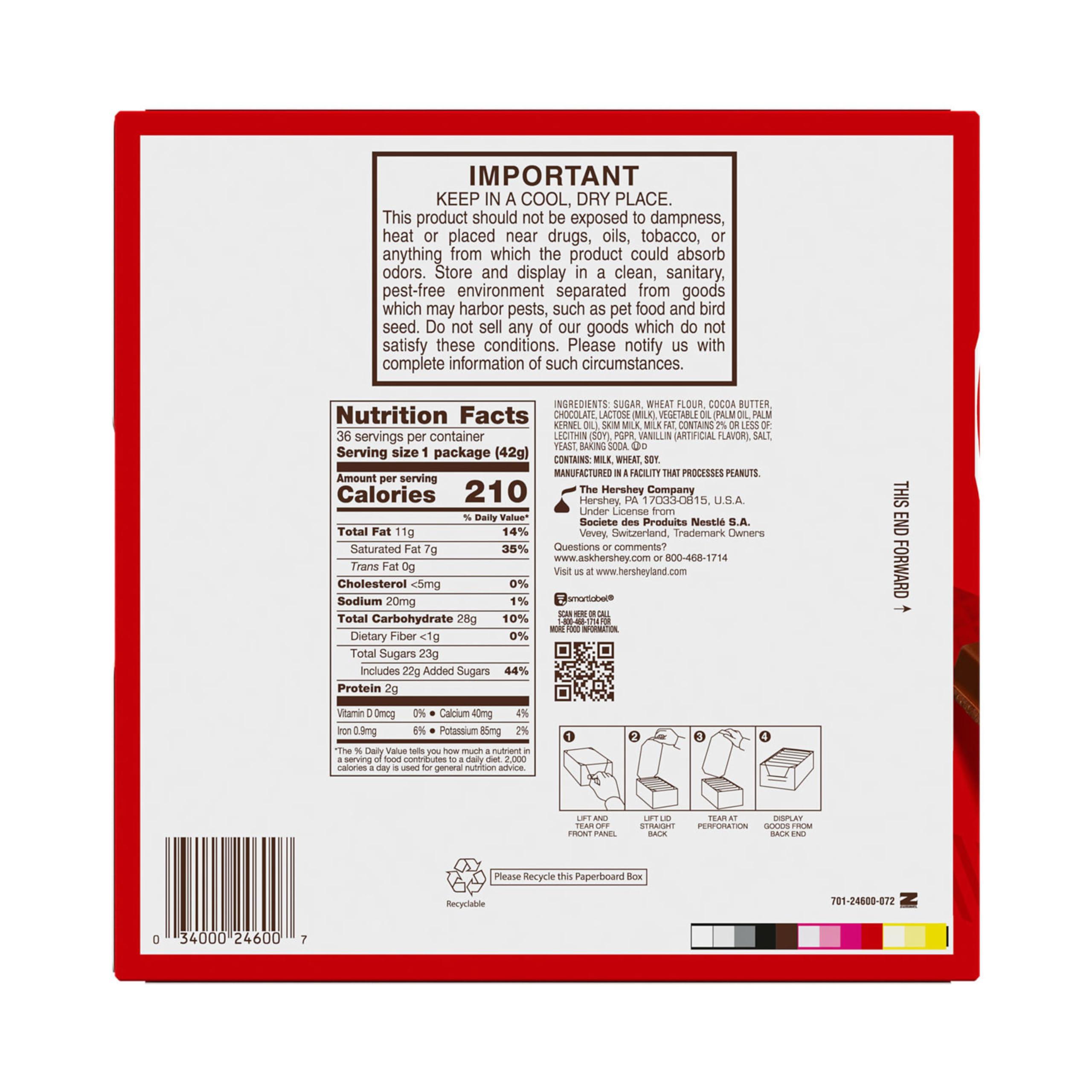 KIT KAT Milk Chocolate Wafer Candy Bars, 1.5 oz (36 Count) - Image 7