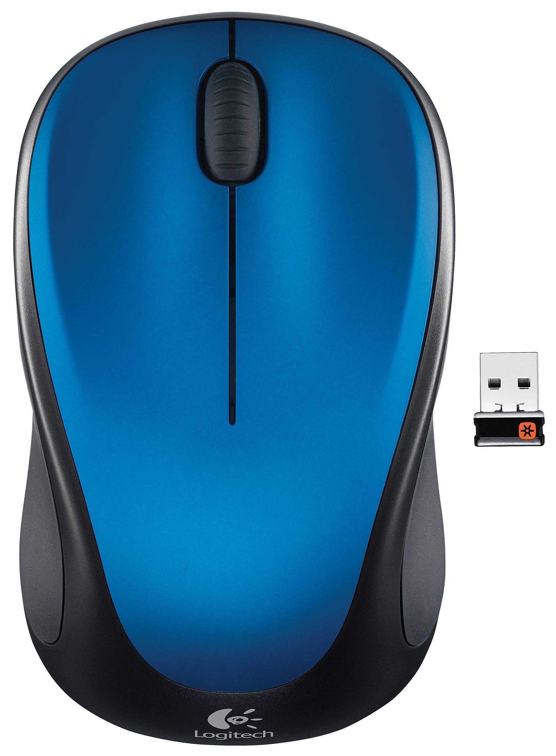 Logitech Wireless USB Mouse M317 - Blue (Renewed)