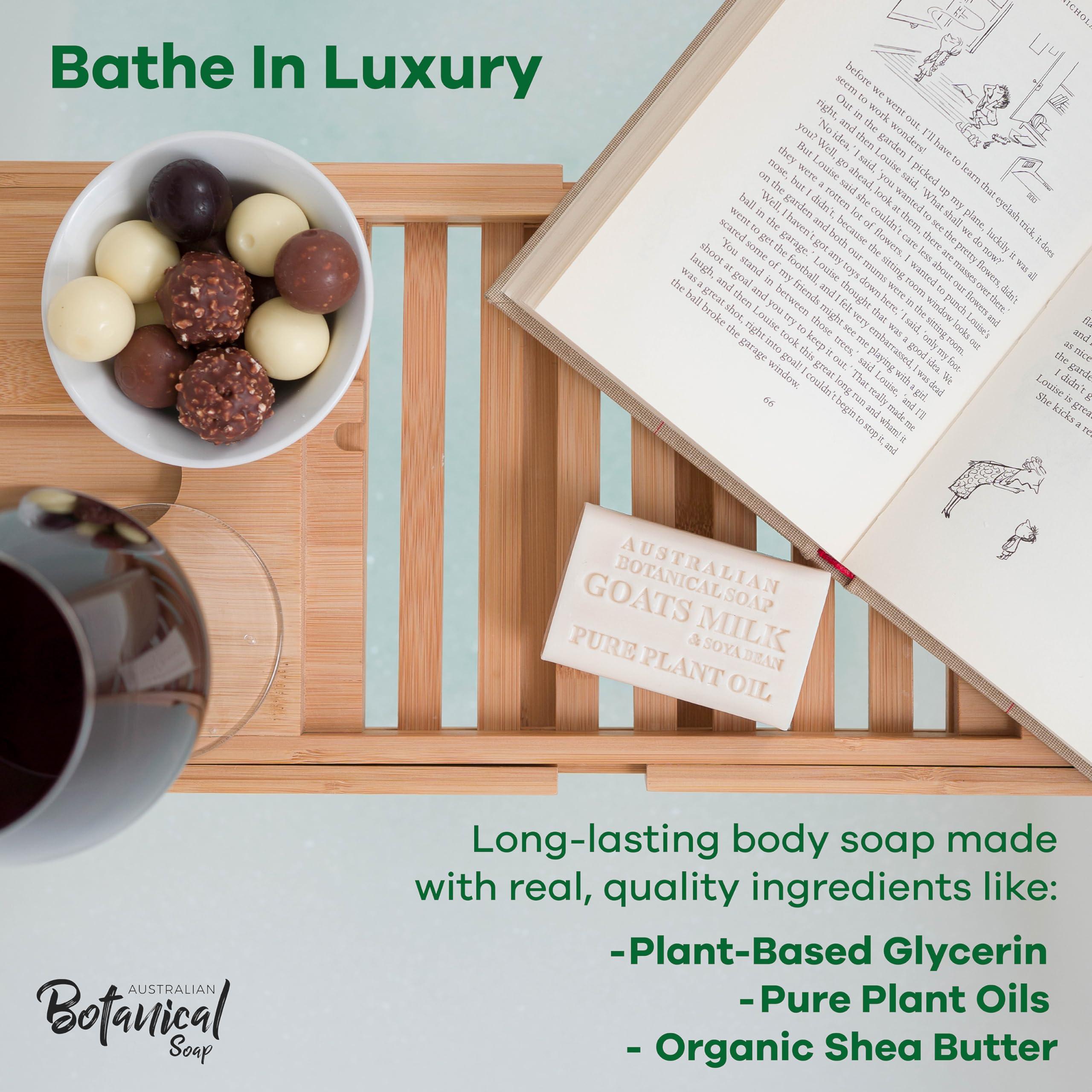 Australian Botanical Soap, 6.6 OZ, Triple Milled Bars with Pure Plant Oil, Natural Soap Base, Enriched with Organic Shea Butter, for Men, Women, All Skin Types, Variety Pack of 8, Packaging May Vary - Image 2