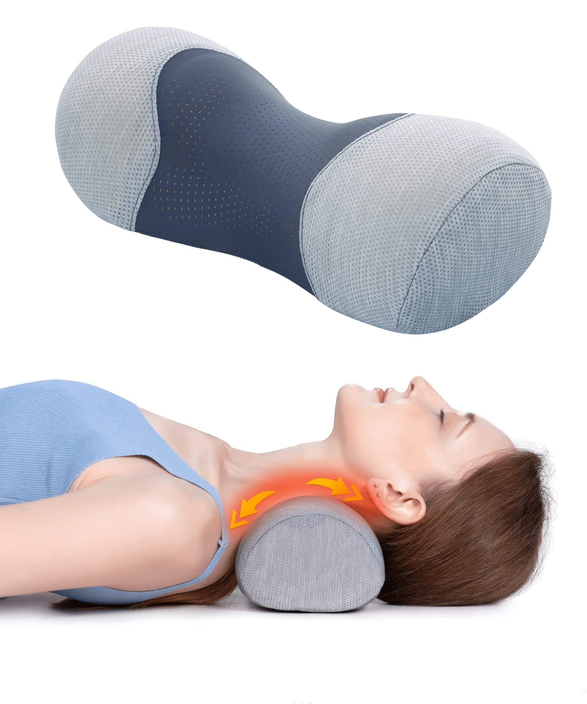 Bespilow Small Neck Roll Pillow,Say Goodbye to Neck Pain, Cervical Memory Foam Pillow for Tension Muscle Relief, Contour Support, Shoulder Pain Relaxer with Breathable Pillowcase, Odorless - Image 9