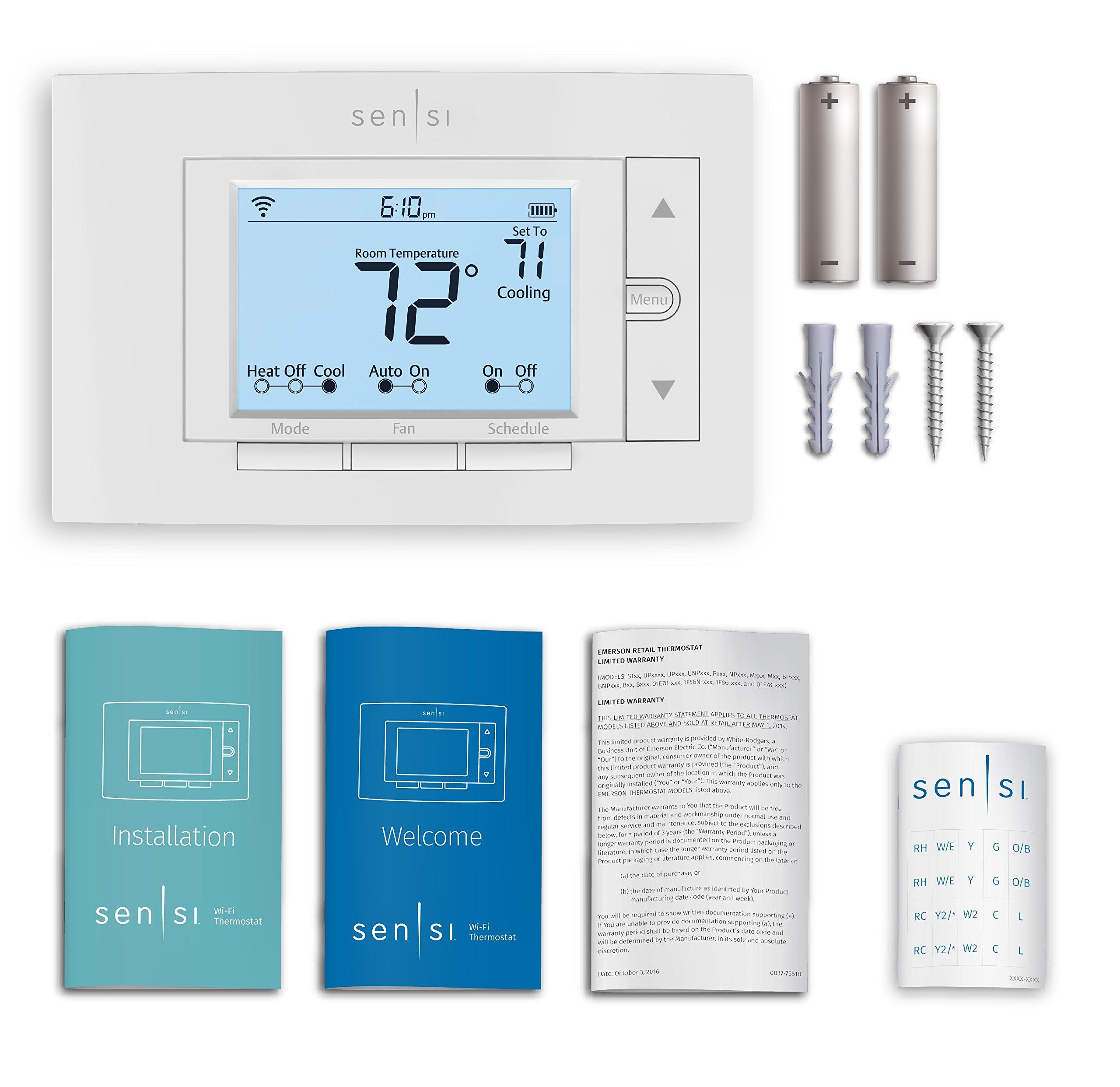 Sensi Smart Thermostat, 100 Years Of Expertise, Wi-Fi, Data Privacy, Programmable, Easy DIY Install, Works With Alexa, Energy Star Certified, Mobile App, ST55 - Image 11