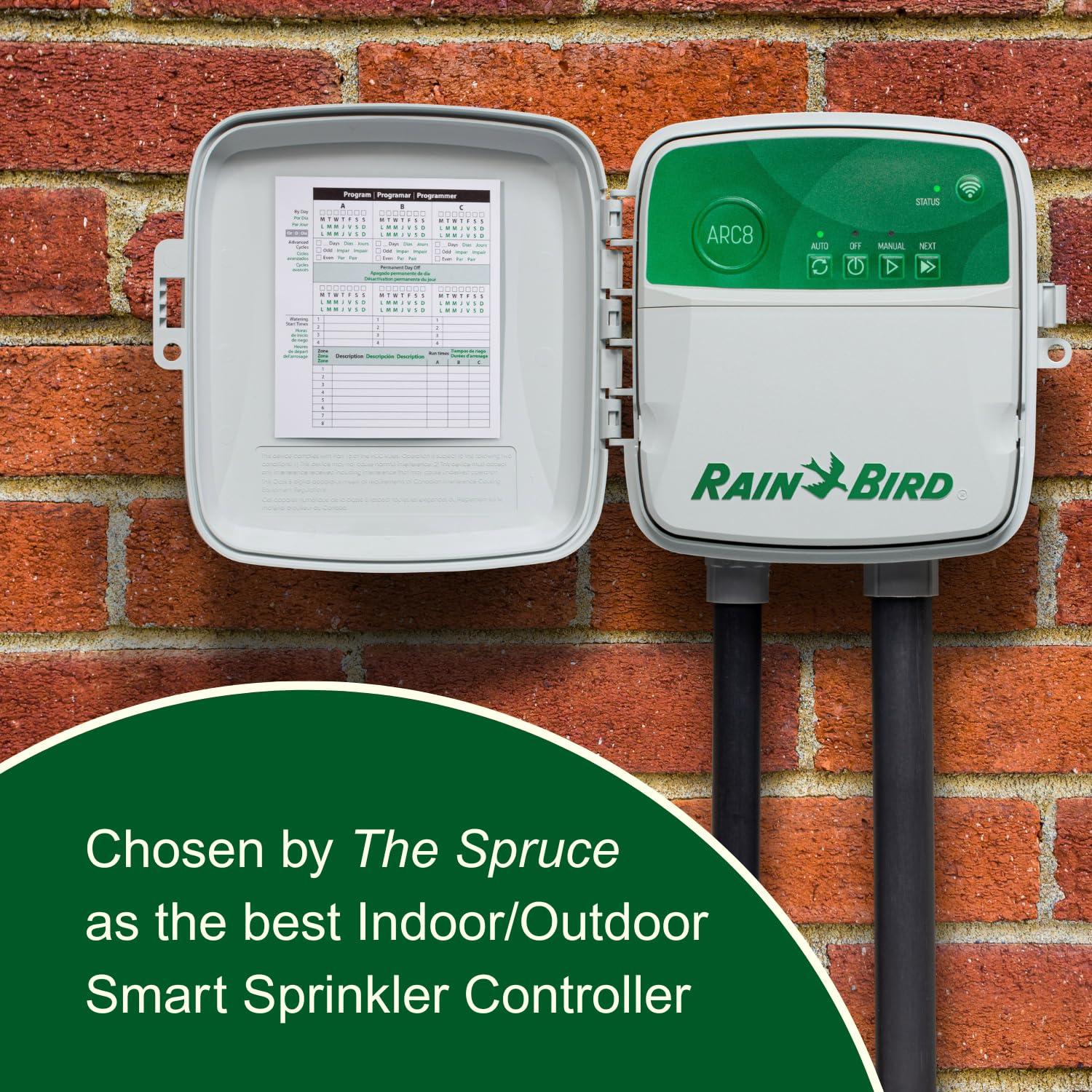Rain Bird ARC8 App-Based Indoor/Outdoor Smart Irrigation WiFi Timer/Controller, 8-Zone/Station, EPA WaterSense Certified, Compatible with Alexa - Image 9