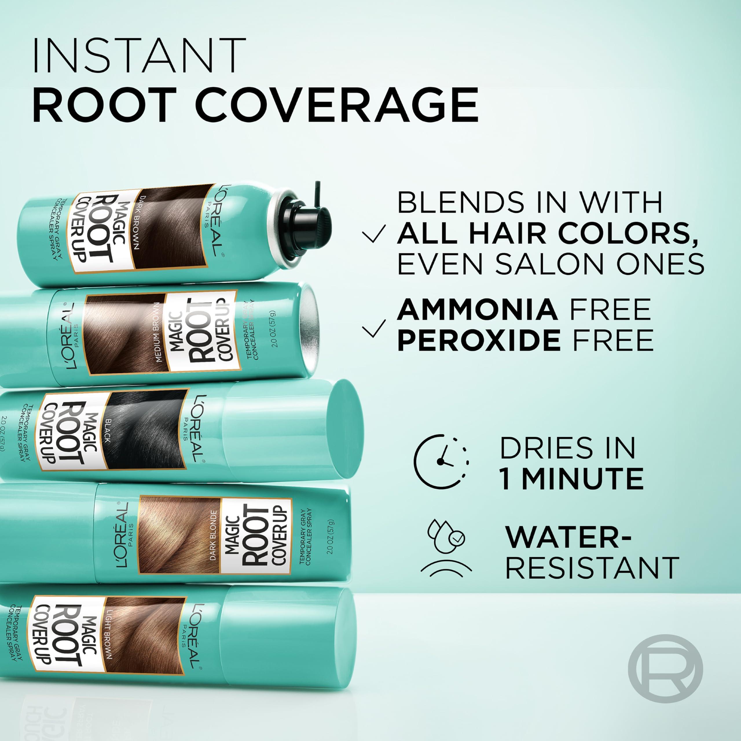 L'Oreal Paris Magic Root Cover Up Gray Concealer Spray Light to Medium Blonde 2 oz.(Packaging May Vary) - Image 6