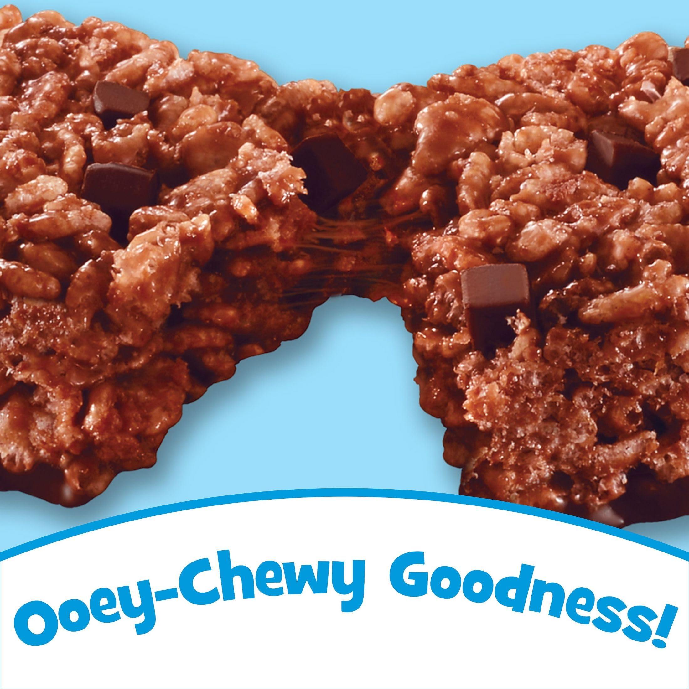 Rice Krispies Treats Marshmallow Snack Bars, Kids Snacks, School Lunch, Double Chocolatey Chunk, 26oz Box (20 Bars) - Image 3
