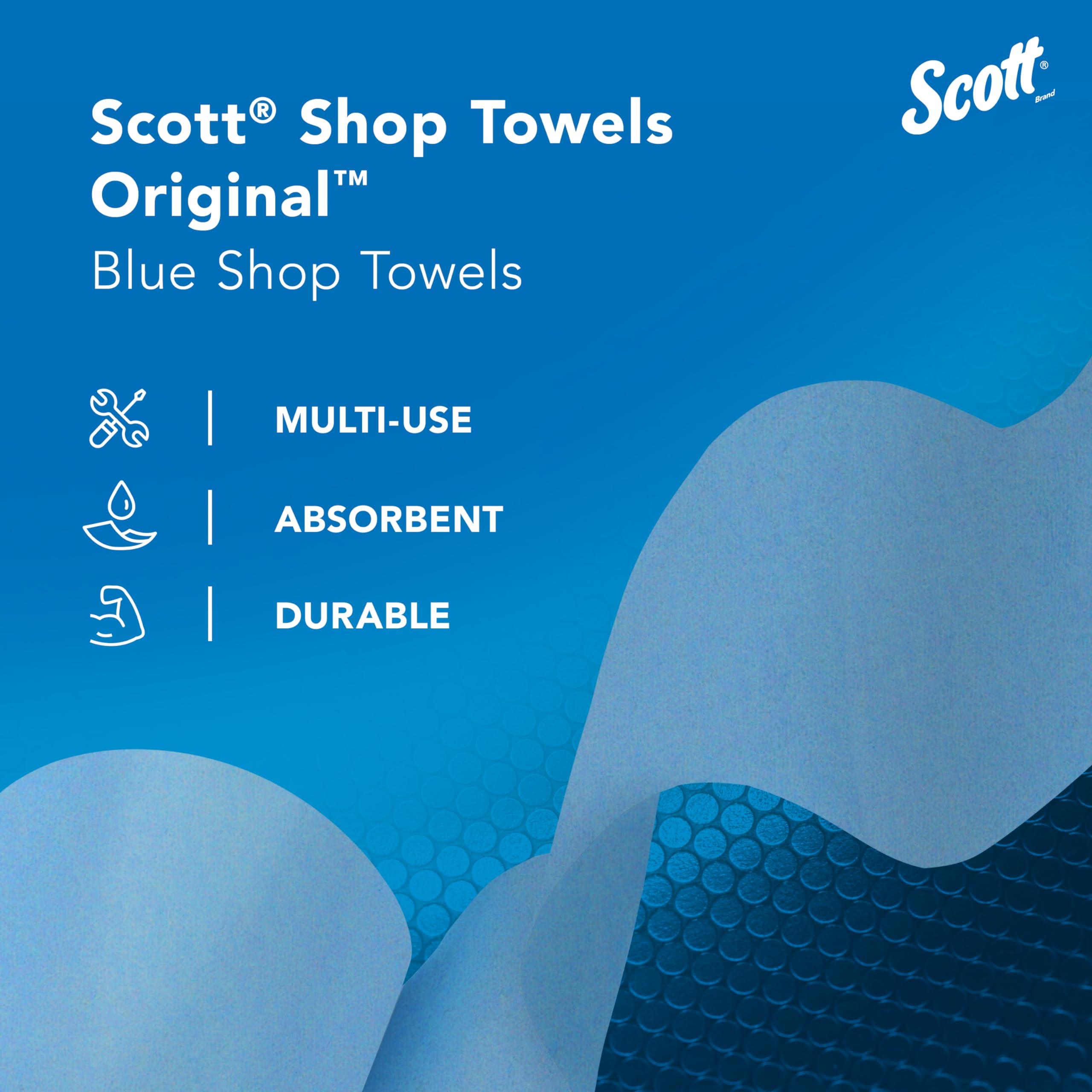 Scott Shop Towels Original (75143), Original Blue Shop Towels, 9.4"x11" sheets, 10 Packs of 3 Rolls (55 Towels/Roll, 30 Rolls/Case, 1,650 Towels/Case) - Image 9