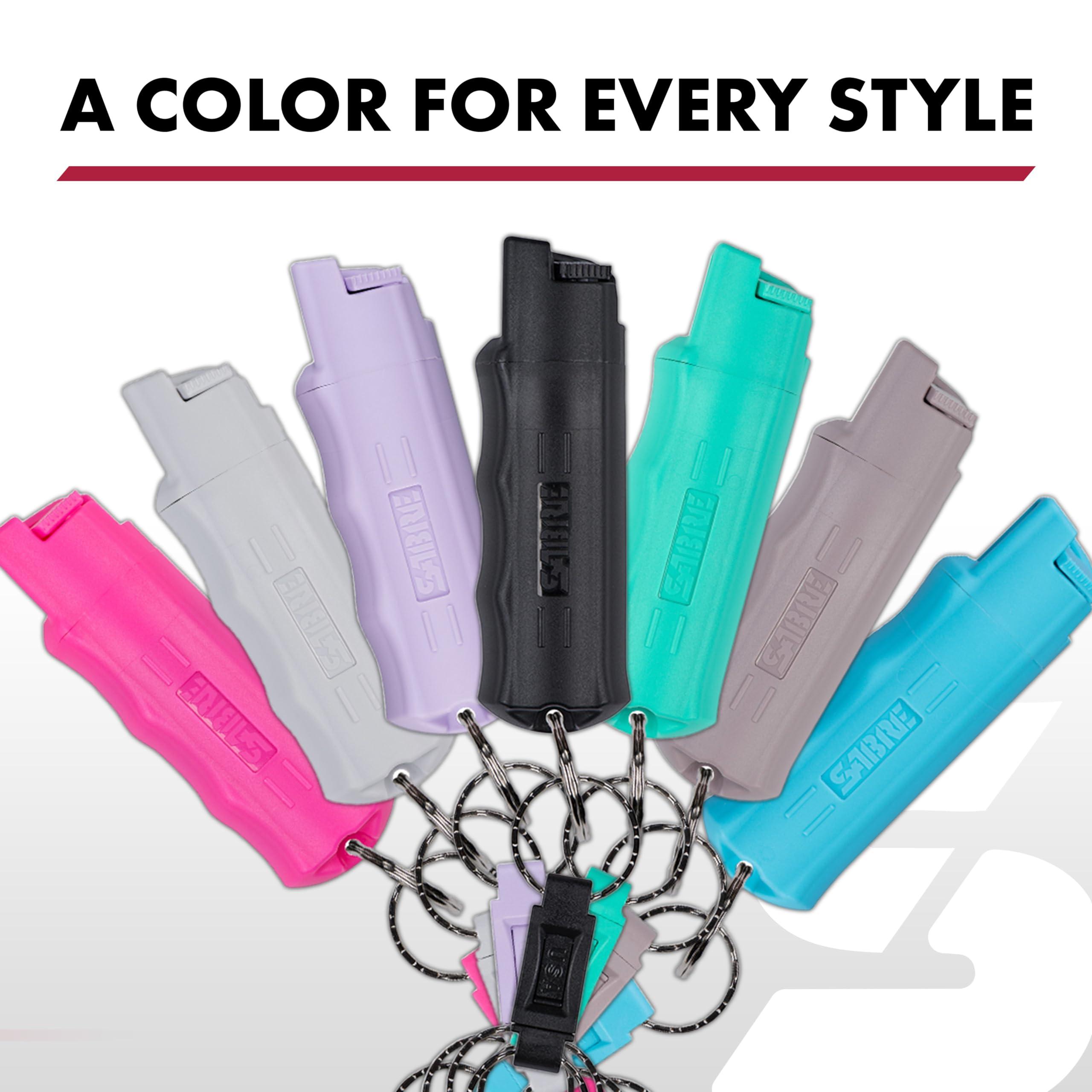 SABRE Pepper Spray, Quick Release Keychain for Easy Carry and Fast Access, Finger Grip for More Accurate and Faster Aim, Maximum Police Strength OC Spray, 0.54 fl oz, Secure and Easy to Use Safety - Image 7