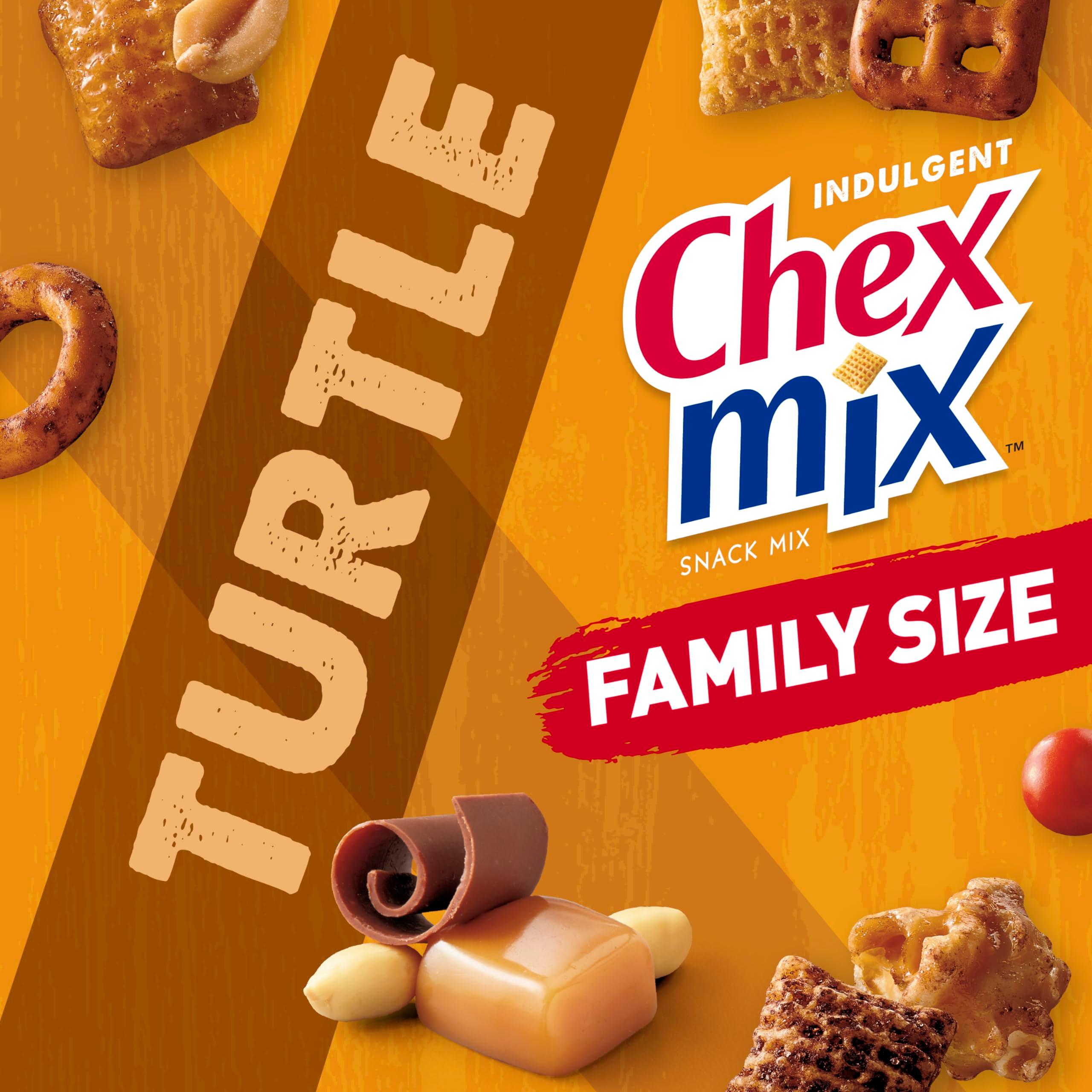 Chex Mix Turtle Indulgent Snack Mix, Snacks, Family Size, 13.5 oz Bag - Image 3