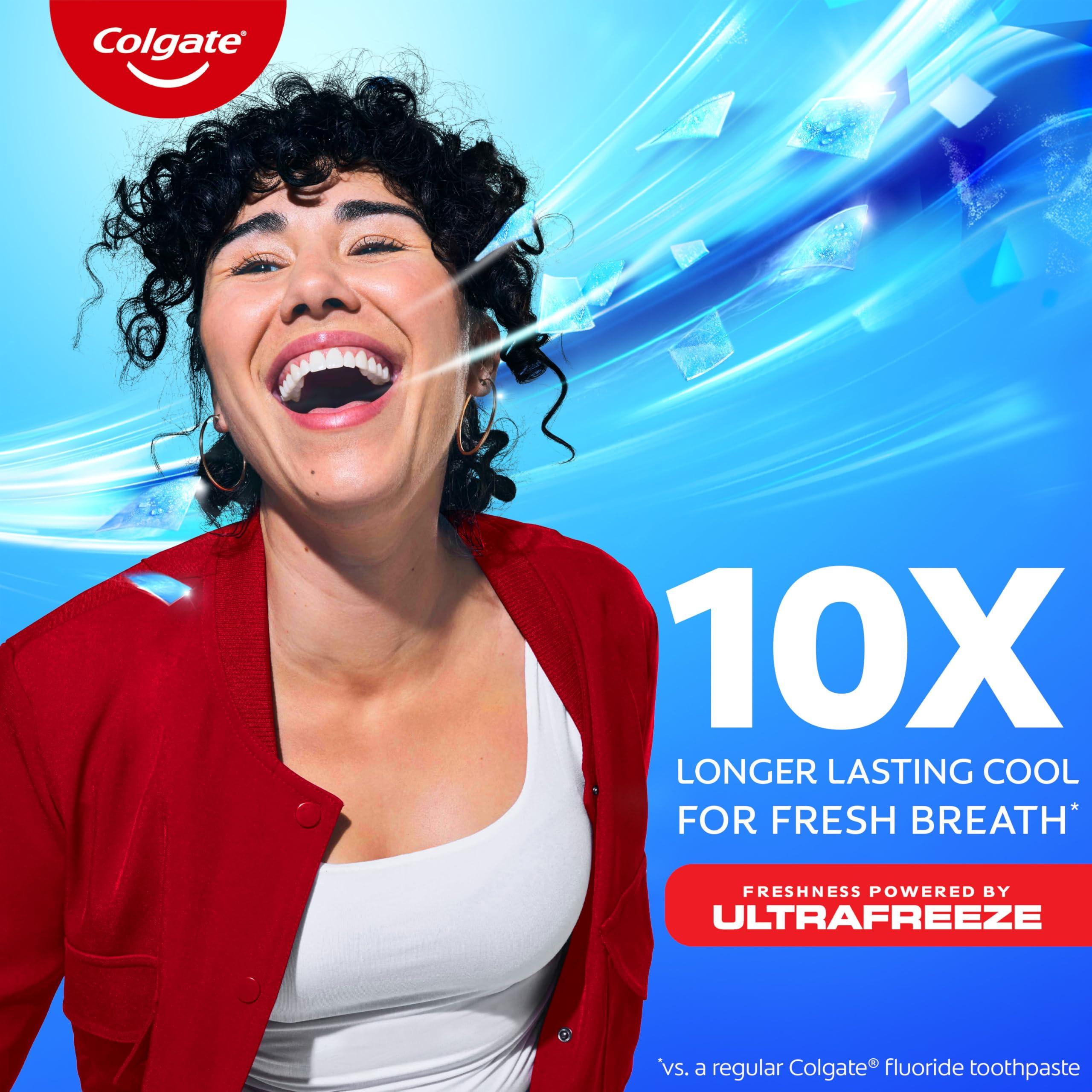 Colgate Max Fresh with Whitening Toothpaste with Mini Breath Strips, Clean Mint Toothpaste for Bad Breath, 6.3 Oz Tube - Image 4