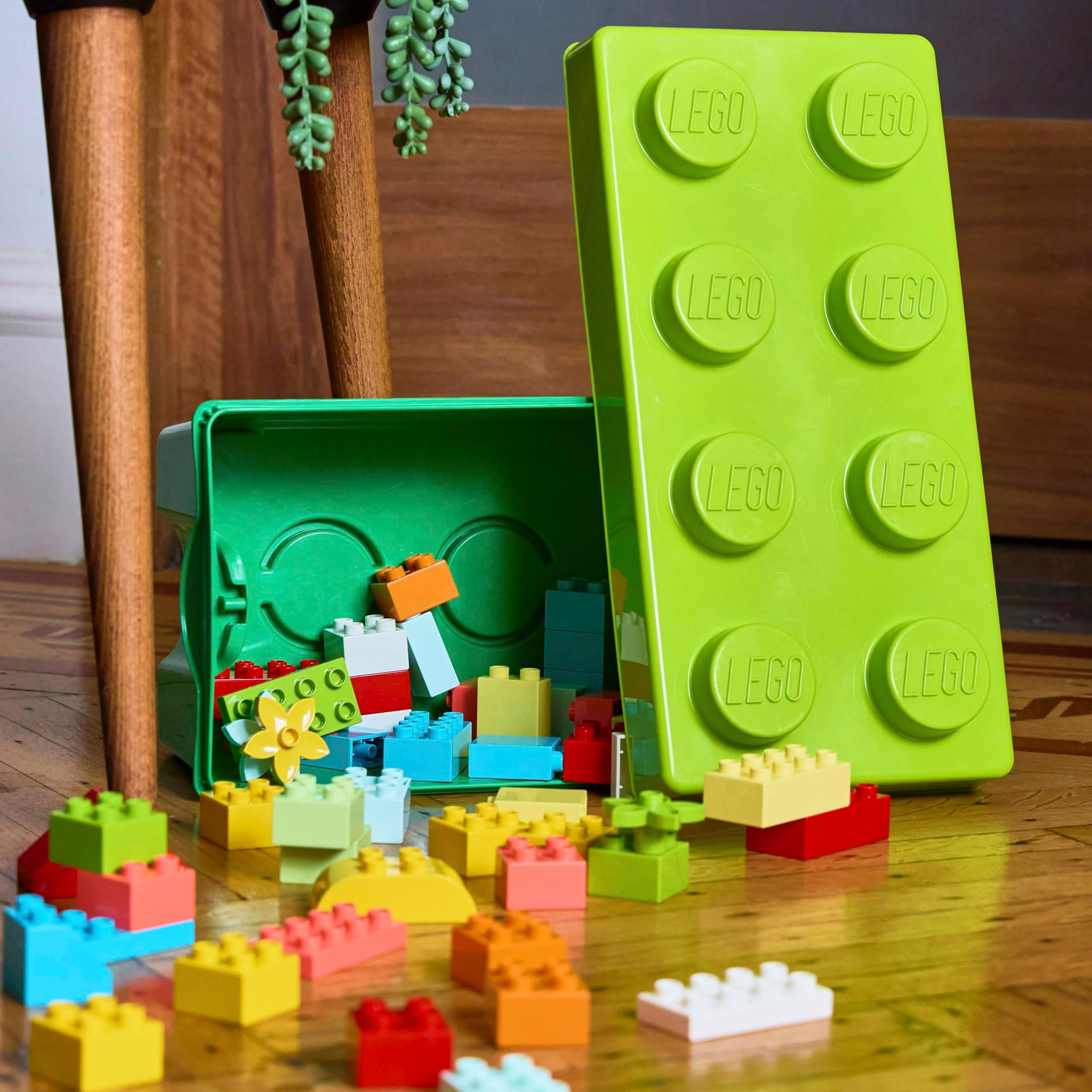 LEGO DUPLO Classic Brick Box Building Set - Features Storage Organizer, Toy Car, Number Bricks, Build, Learn, and Play, Great Gift Playset for Toddlers, Boys, and Girls Ages 18+ Months, 10913 - Image 2