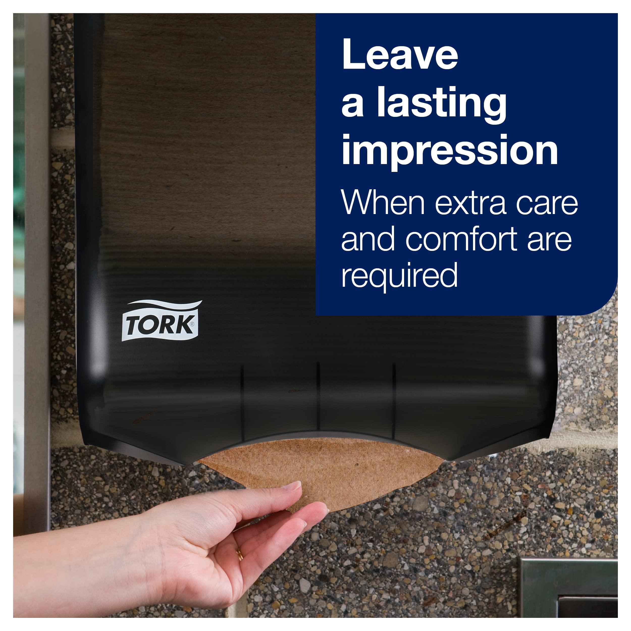 Tork Multifold Hand Towel, Natural, 100% recycled, FSC certified, Compatible with H2 Dispensers, 16 packs x 250 sheets (MK520A) - Image 4